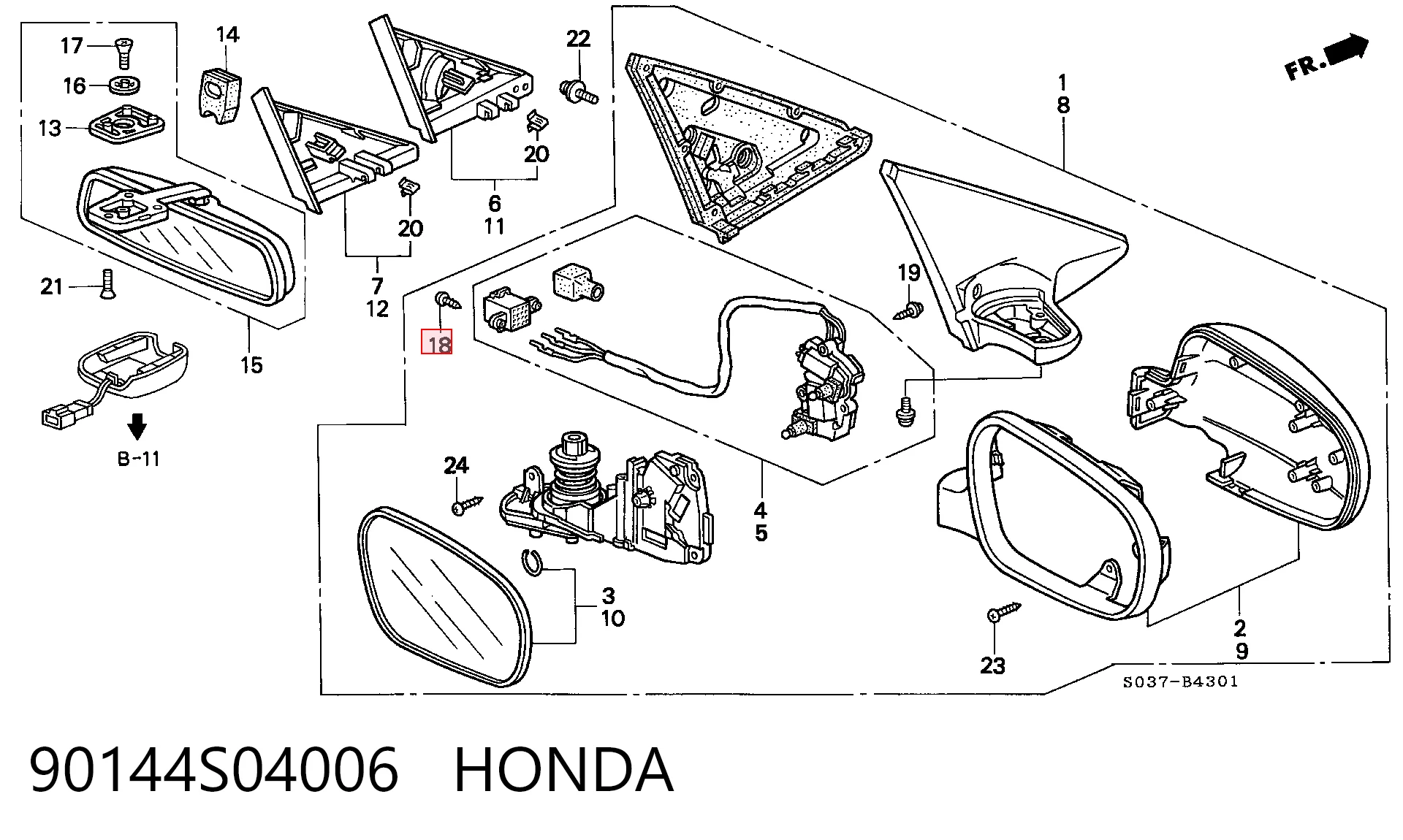 90144S04006 Honda