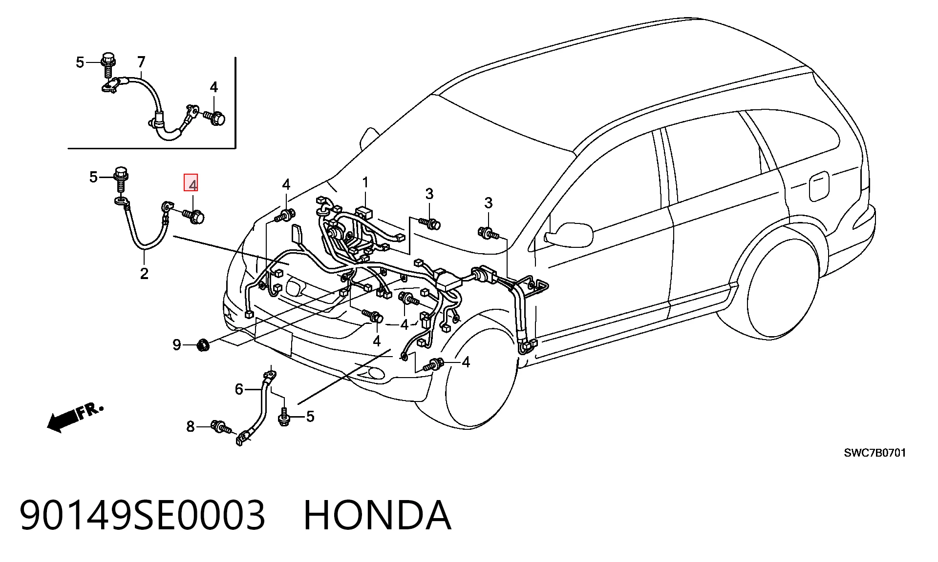 90149SE0003 Honda