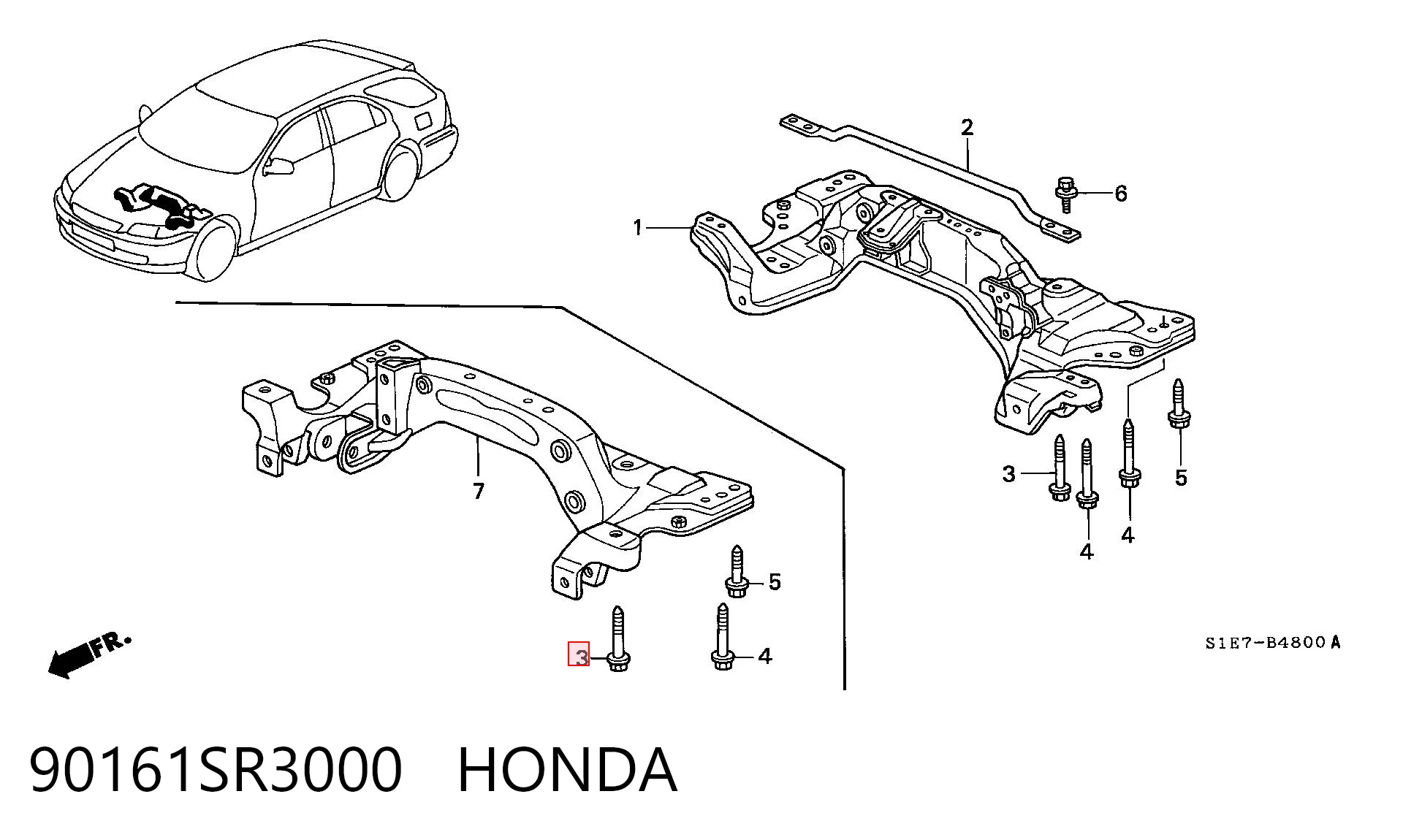 90161SR3000 Honda