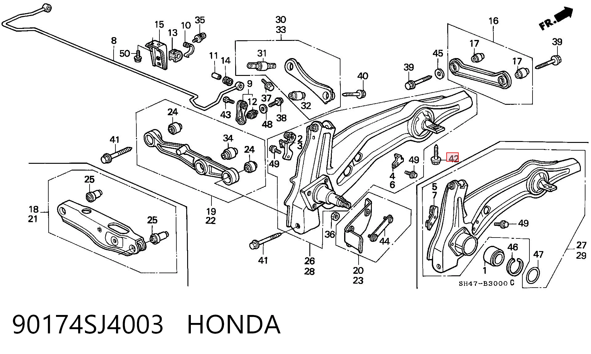 90174SJ4003 Honda
