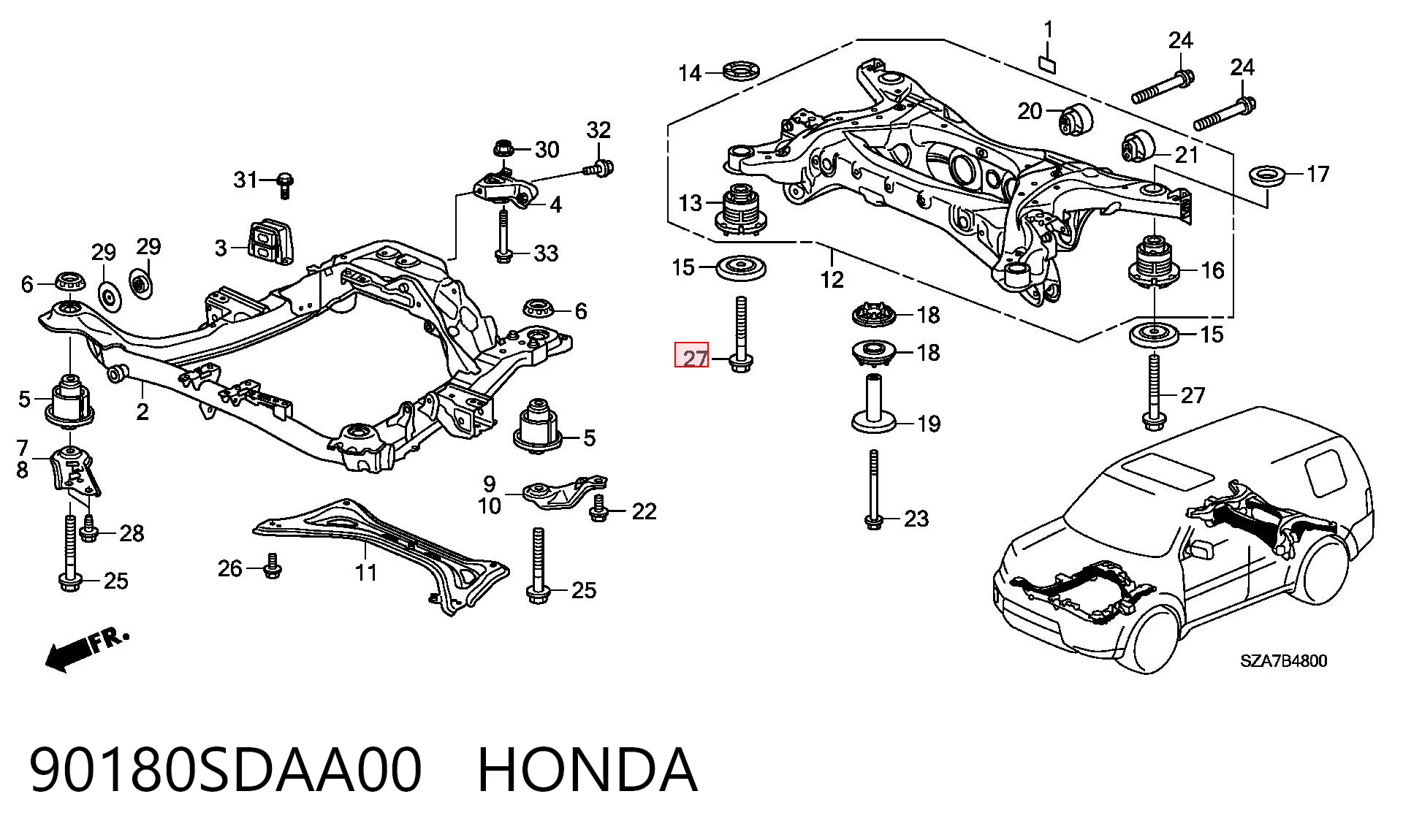 90180SDAA00 Honda