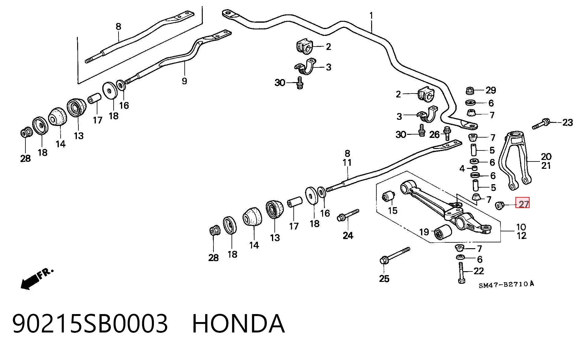 90215SB0003 Honda