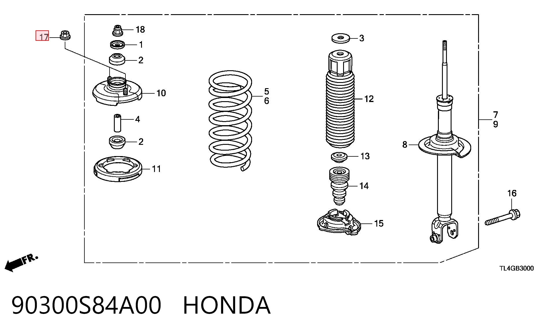 90300S84A00 Honda