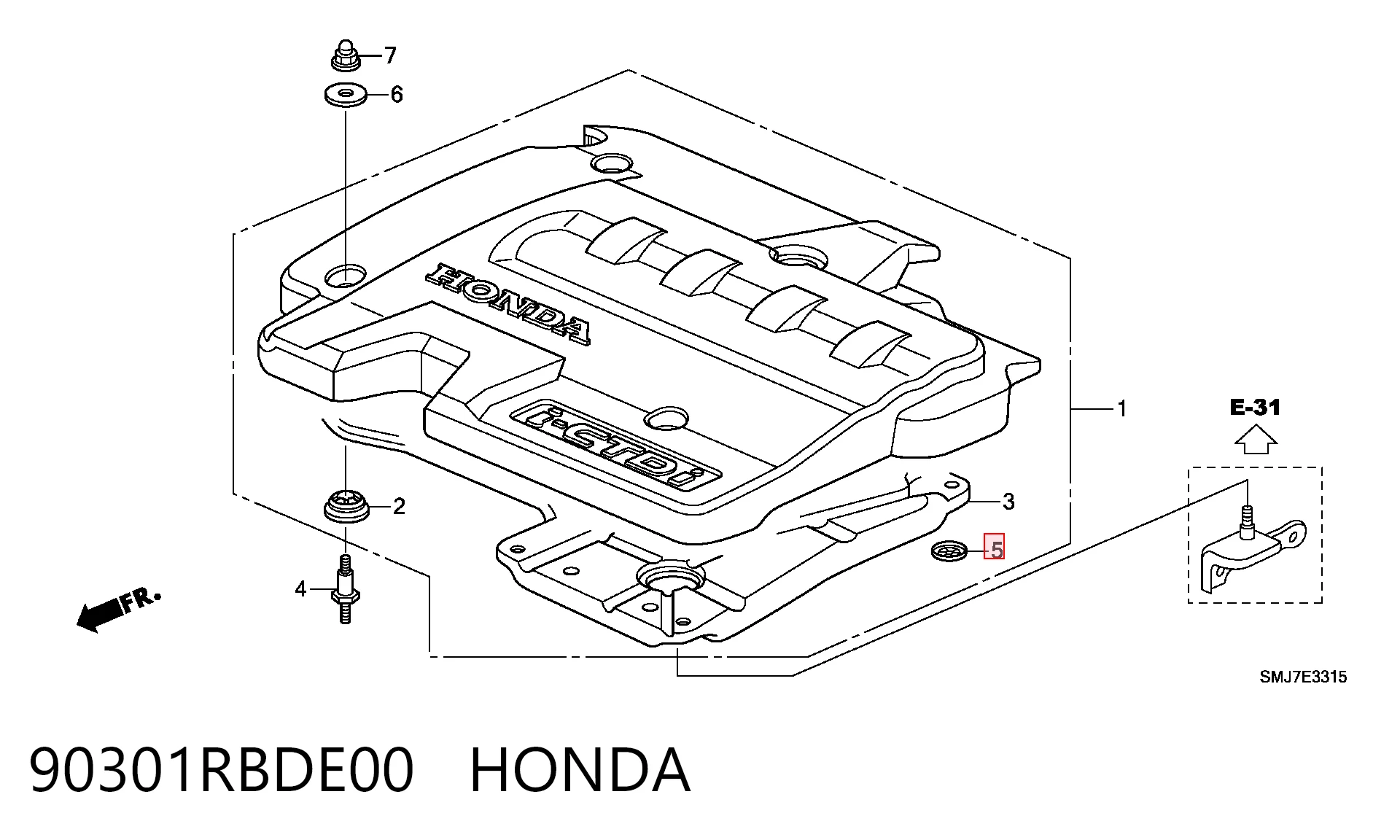 90301RBDE00 Honda