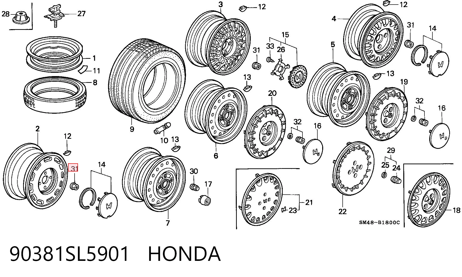  Honda Civic V (1991-1996)