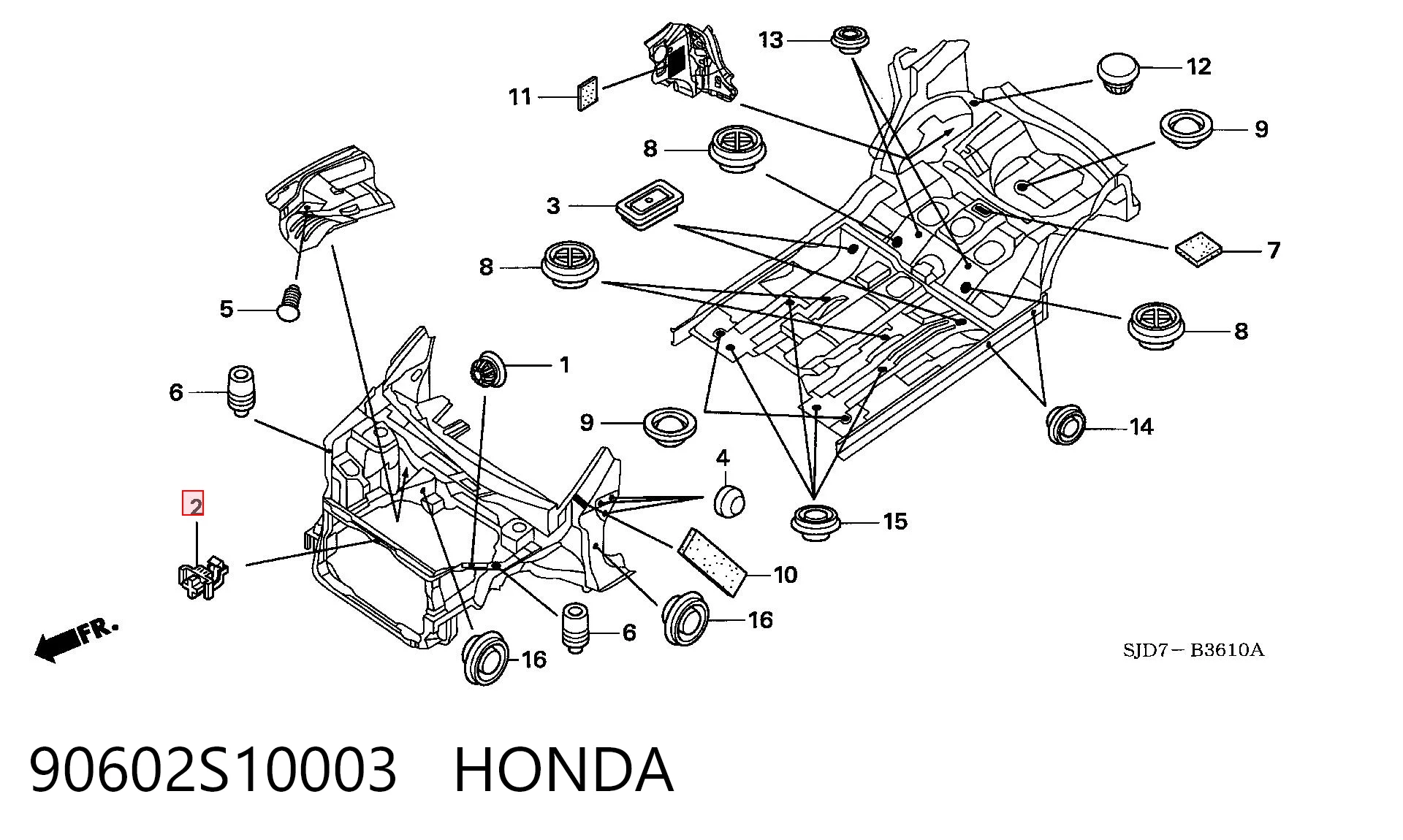90602S10003 Honda