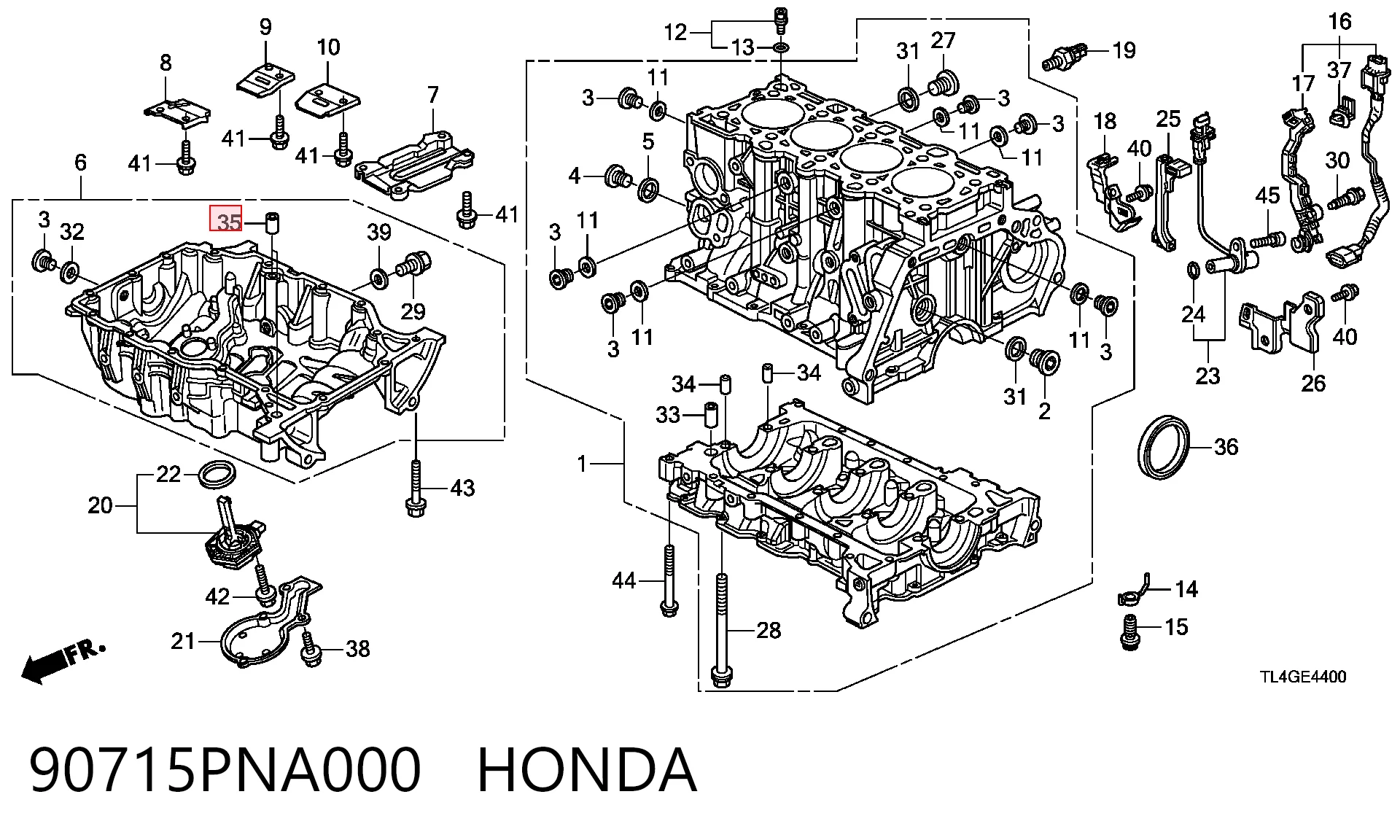 90715PNA000 Honda