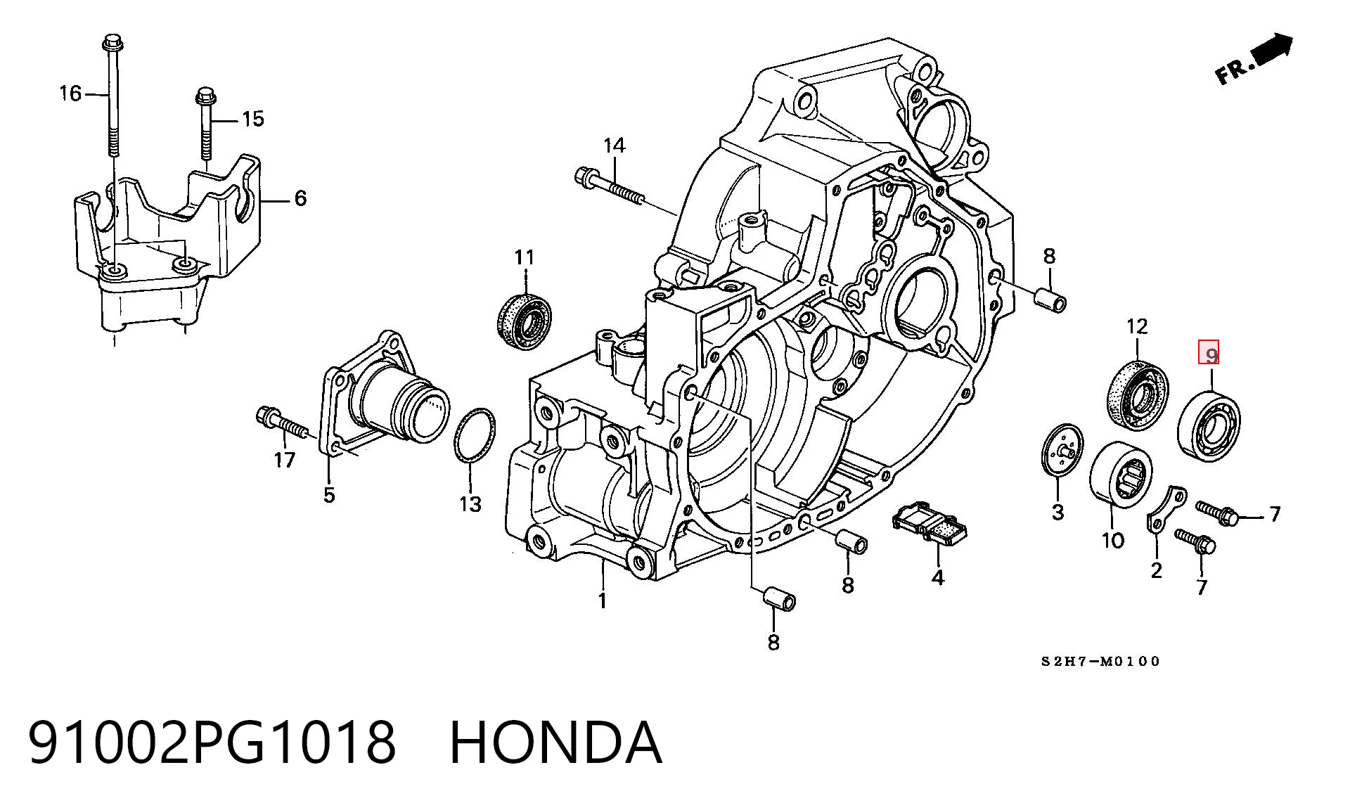 91002PG1018 Honda