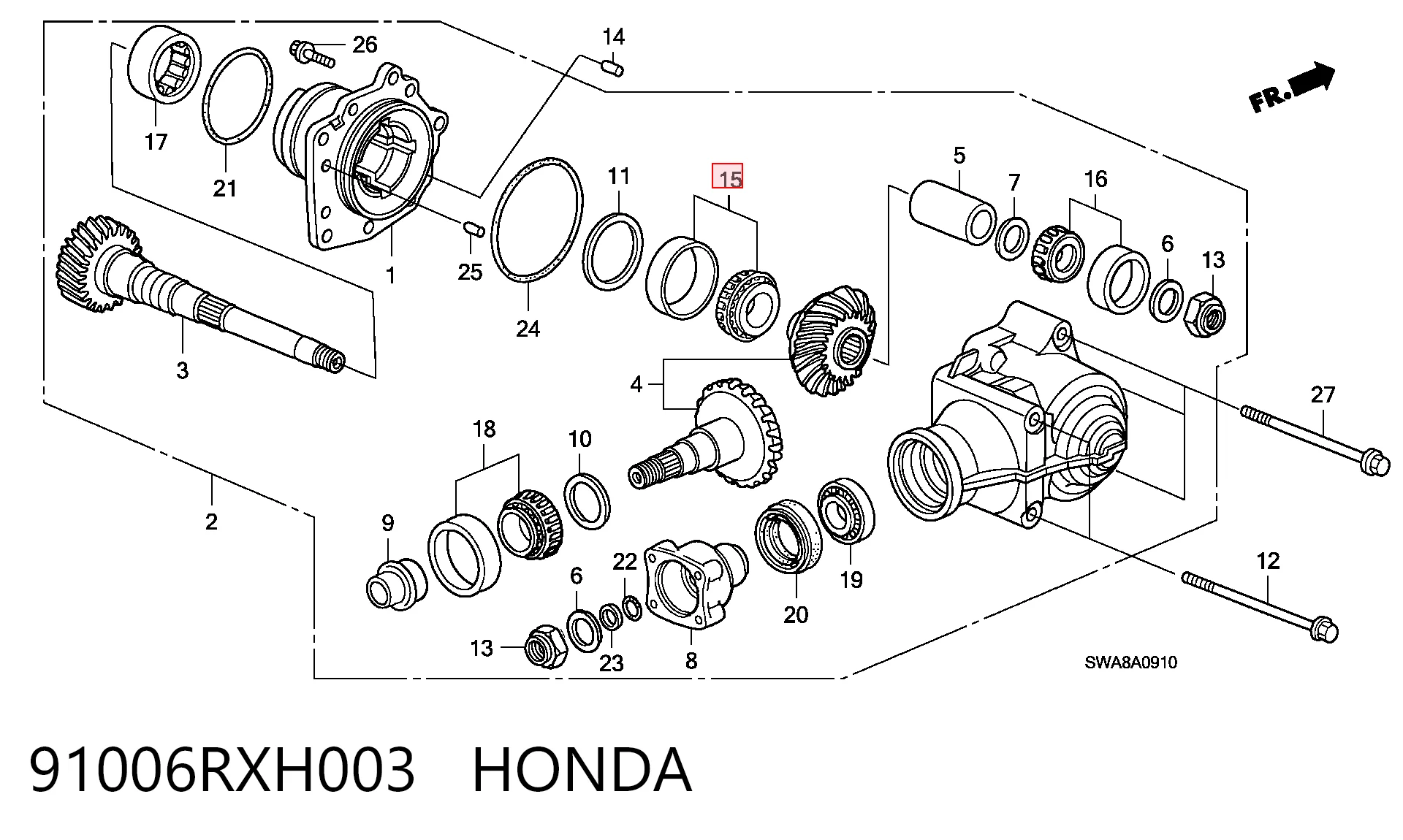 91006RXH003 Honda