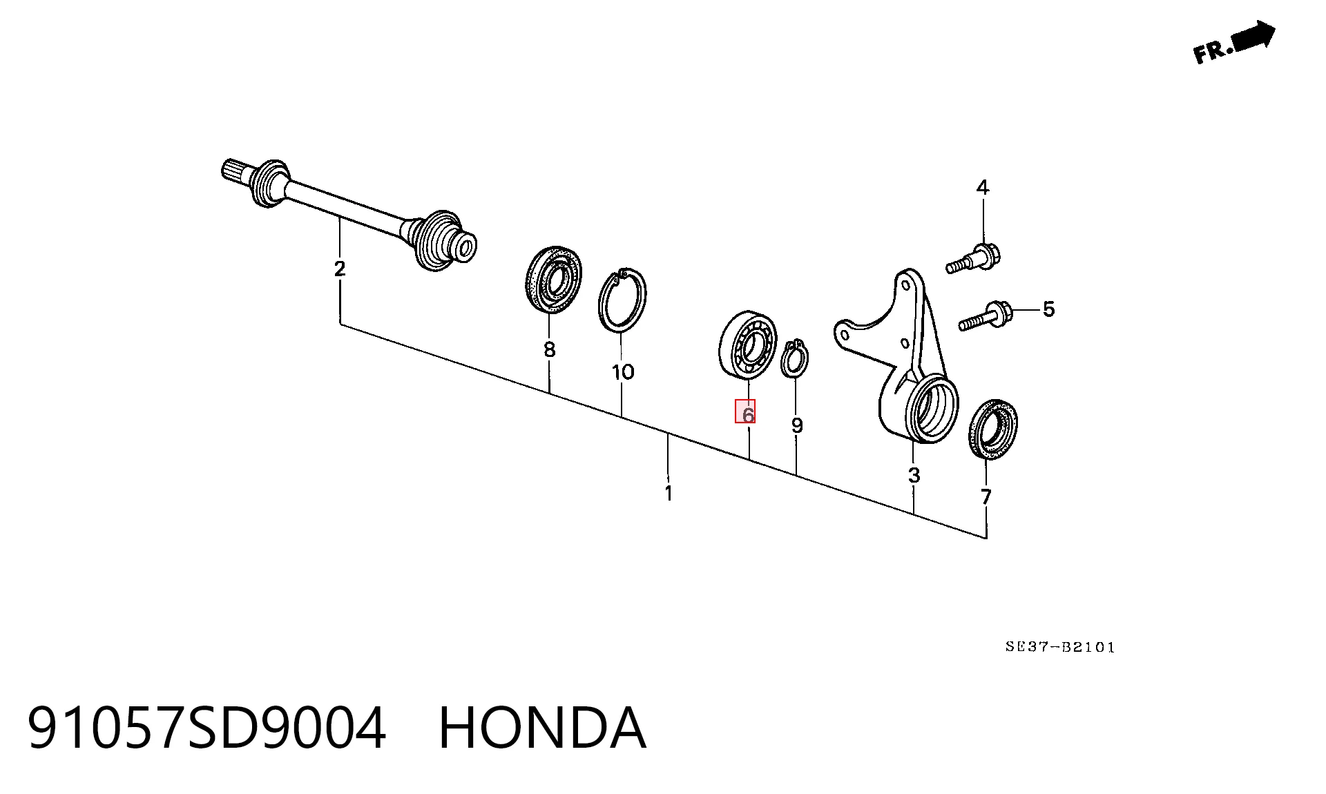91057SD9004 Honda