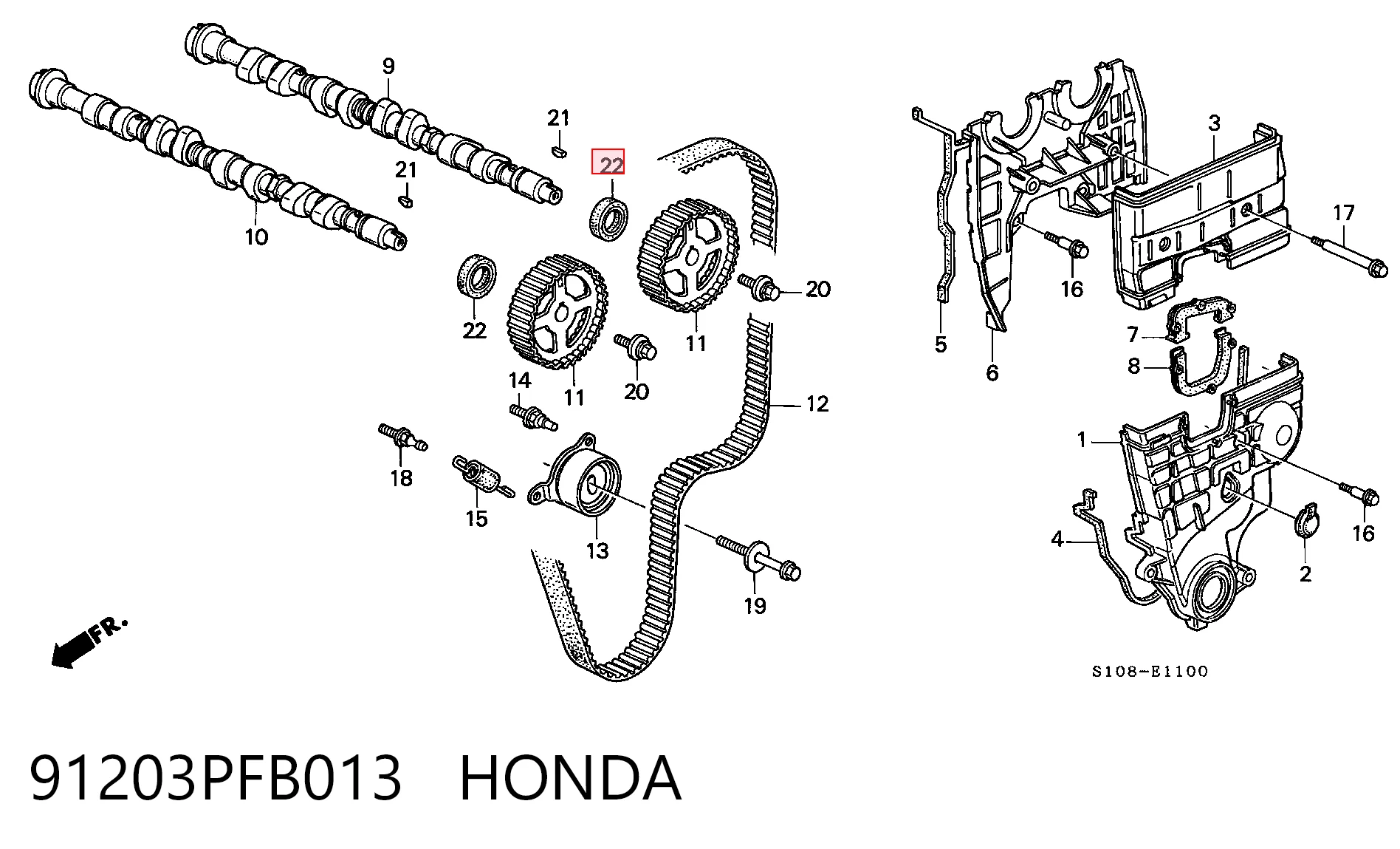 Vedação da árvore distribuidora de motor Honda Civic preço, a partir de 5,19 USD