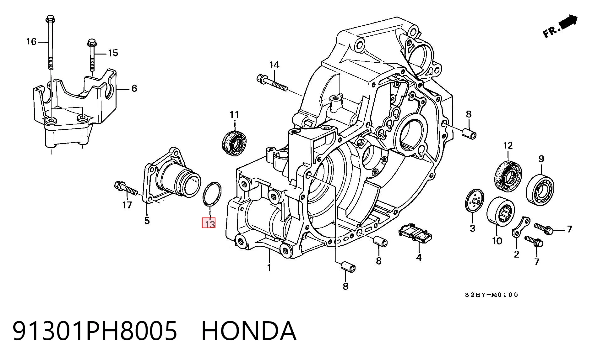 91301PH8005 Honda 