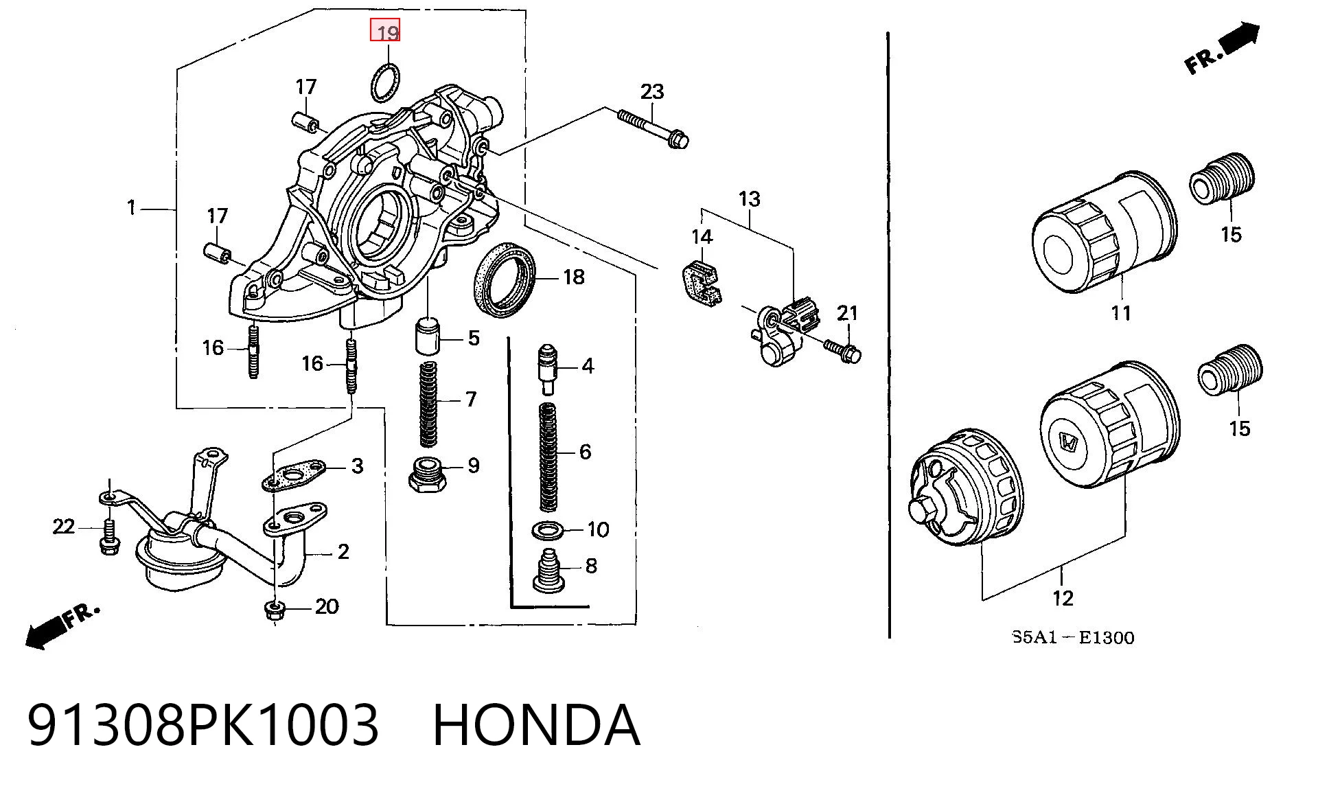 91308PK1003 Honda