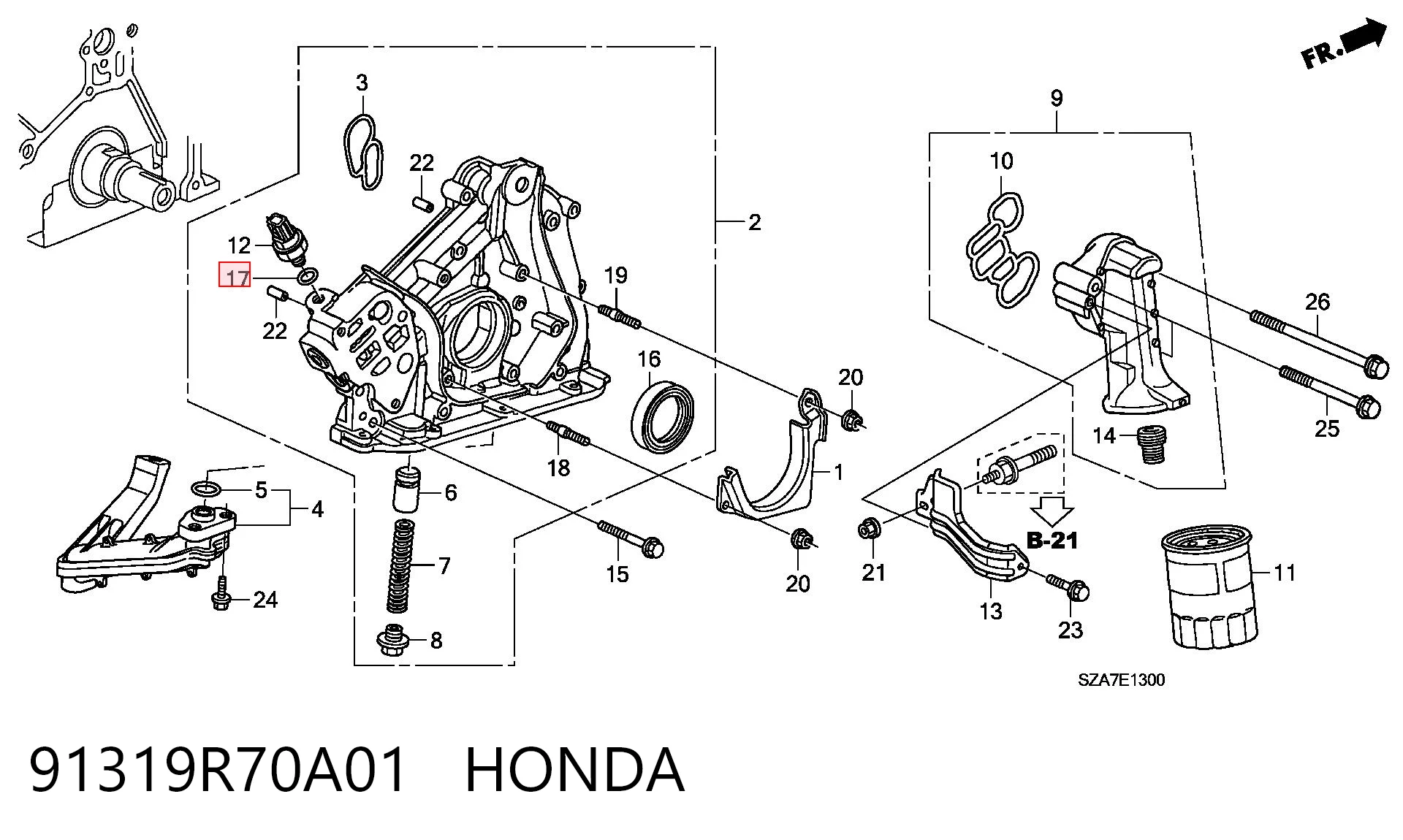 Vedante de bomba de óleo Fiat/Alfa/Lancia 9815772080 preço, a partir de 2,19 USD
