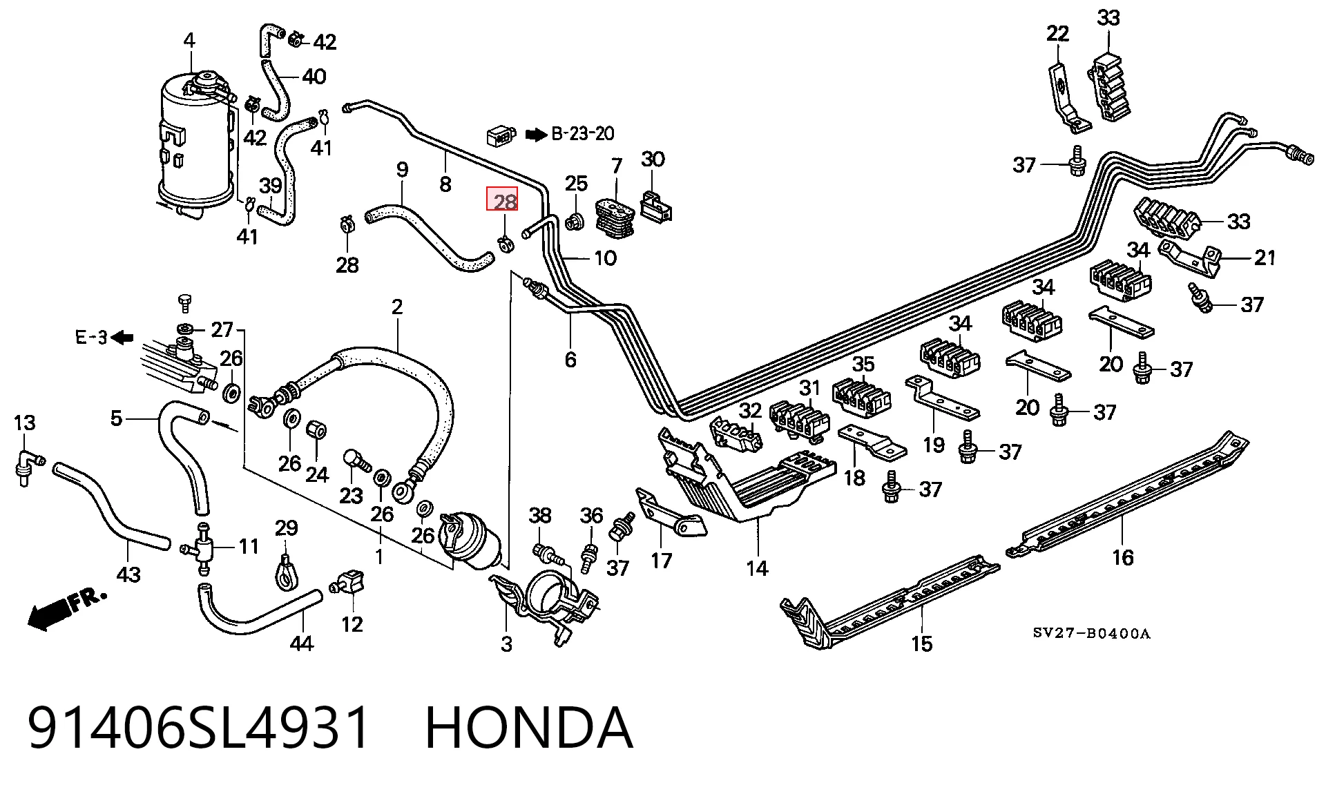 91406SL4931 Honda