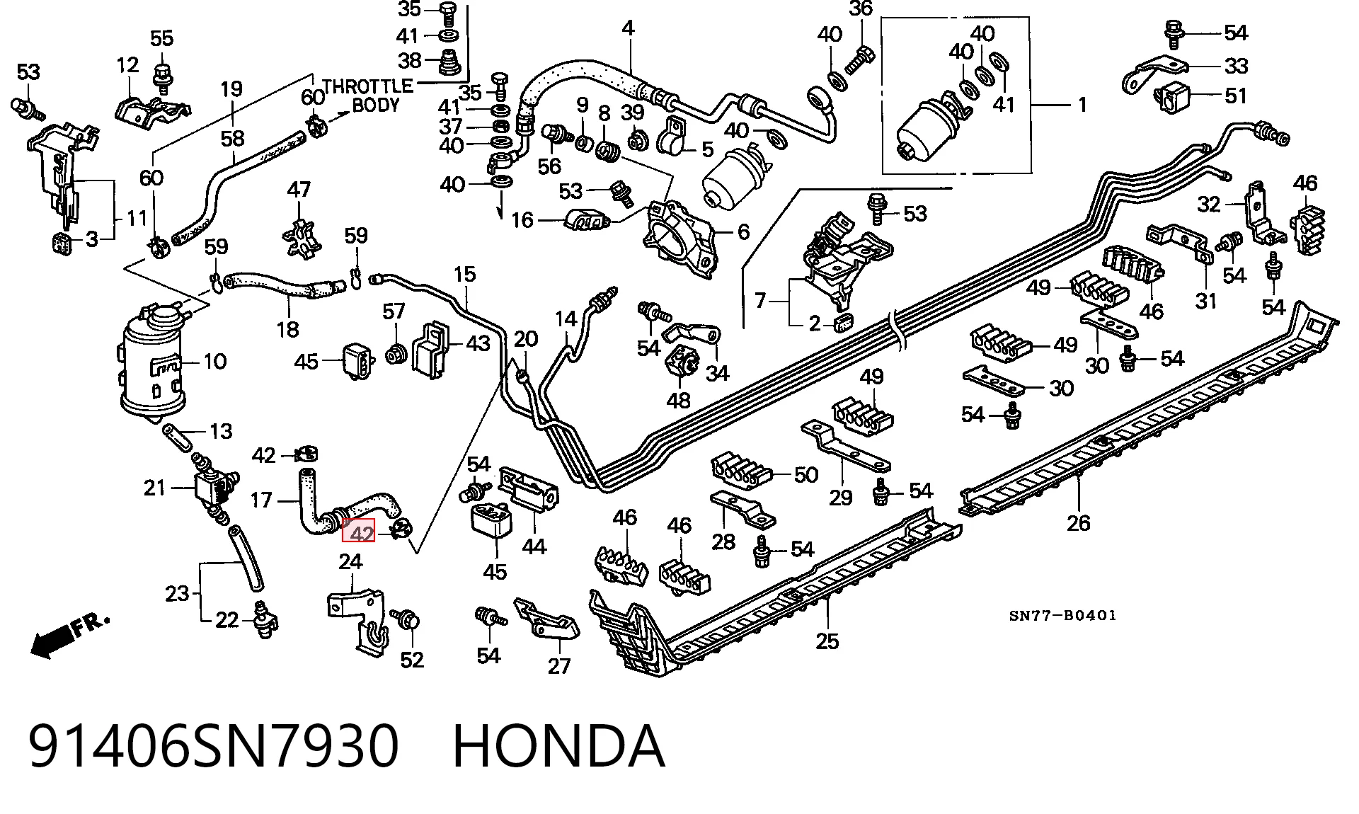 91406SN7930 Honda