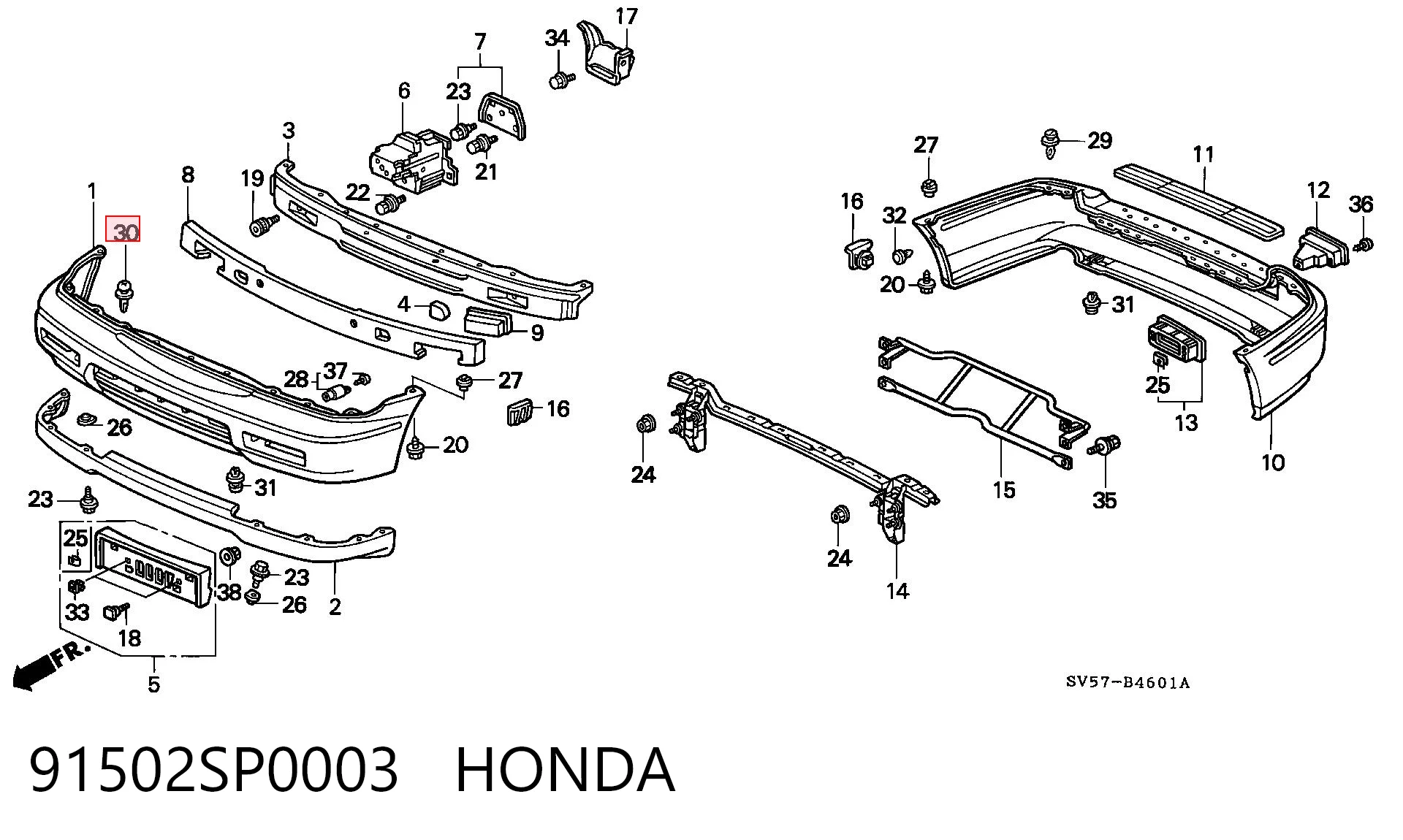 91502SP0003 Honda
