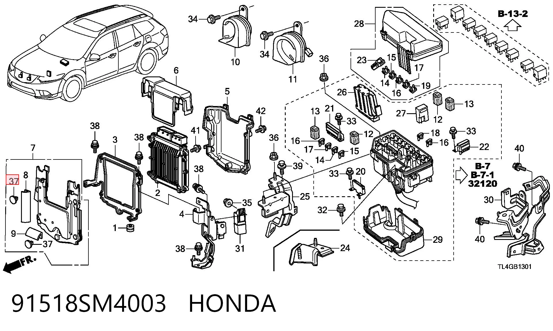 91518SM4003 Honda 