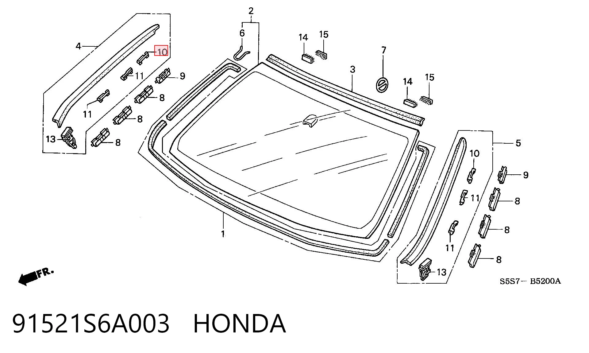 91521S6A003 Honda