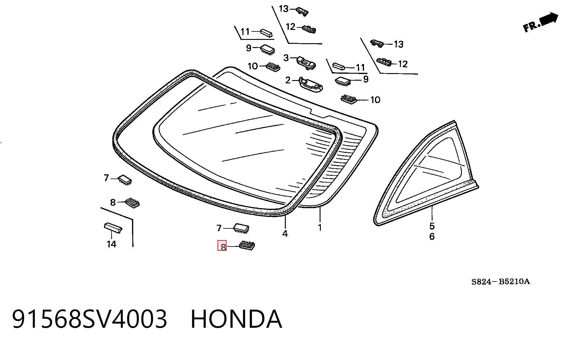 91568SV4003 Honda