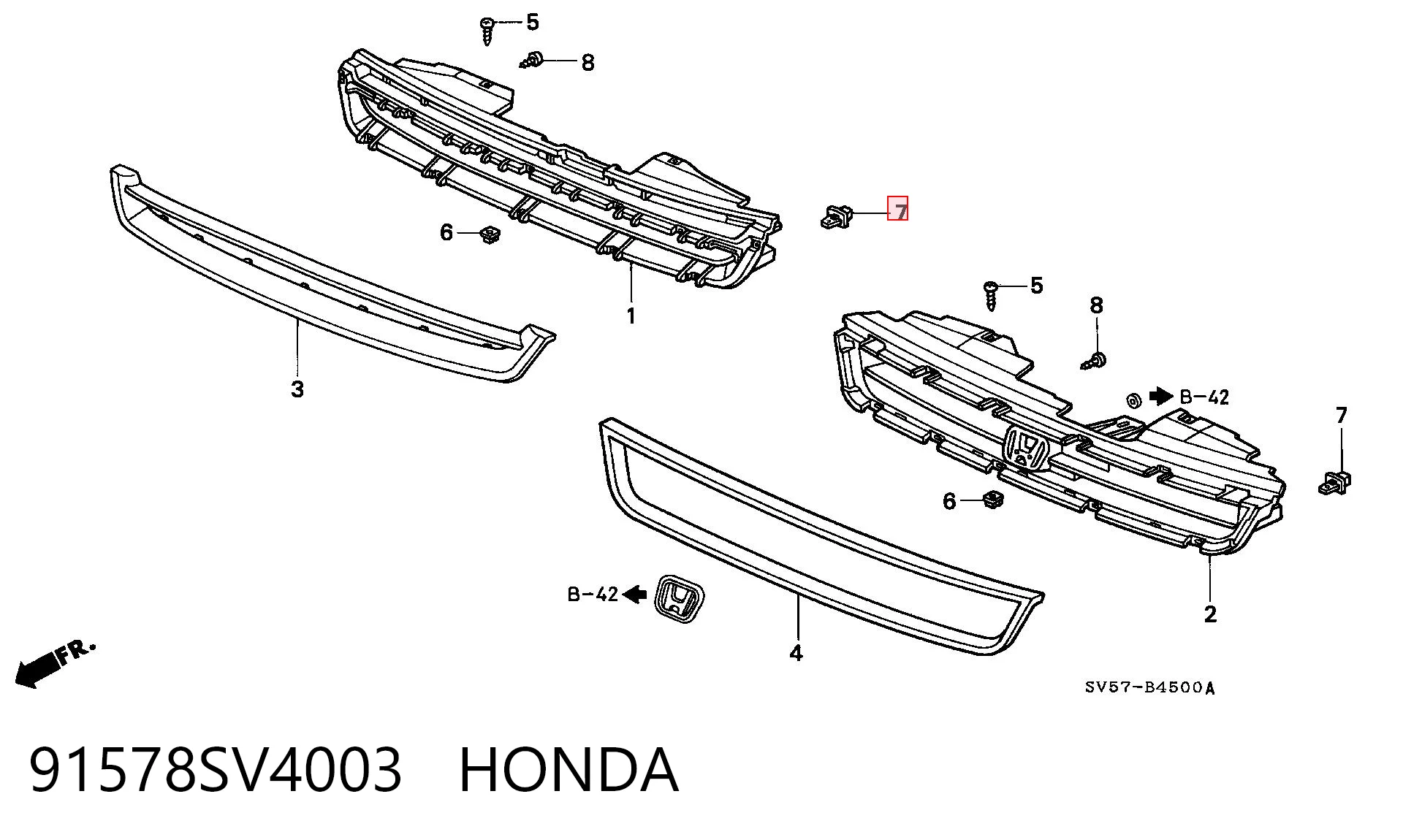 91578SV4003 Honda
