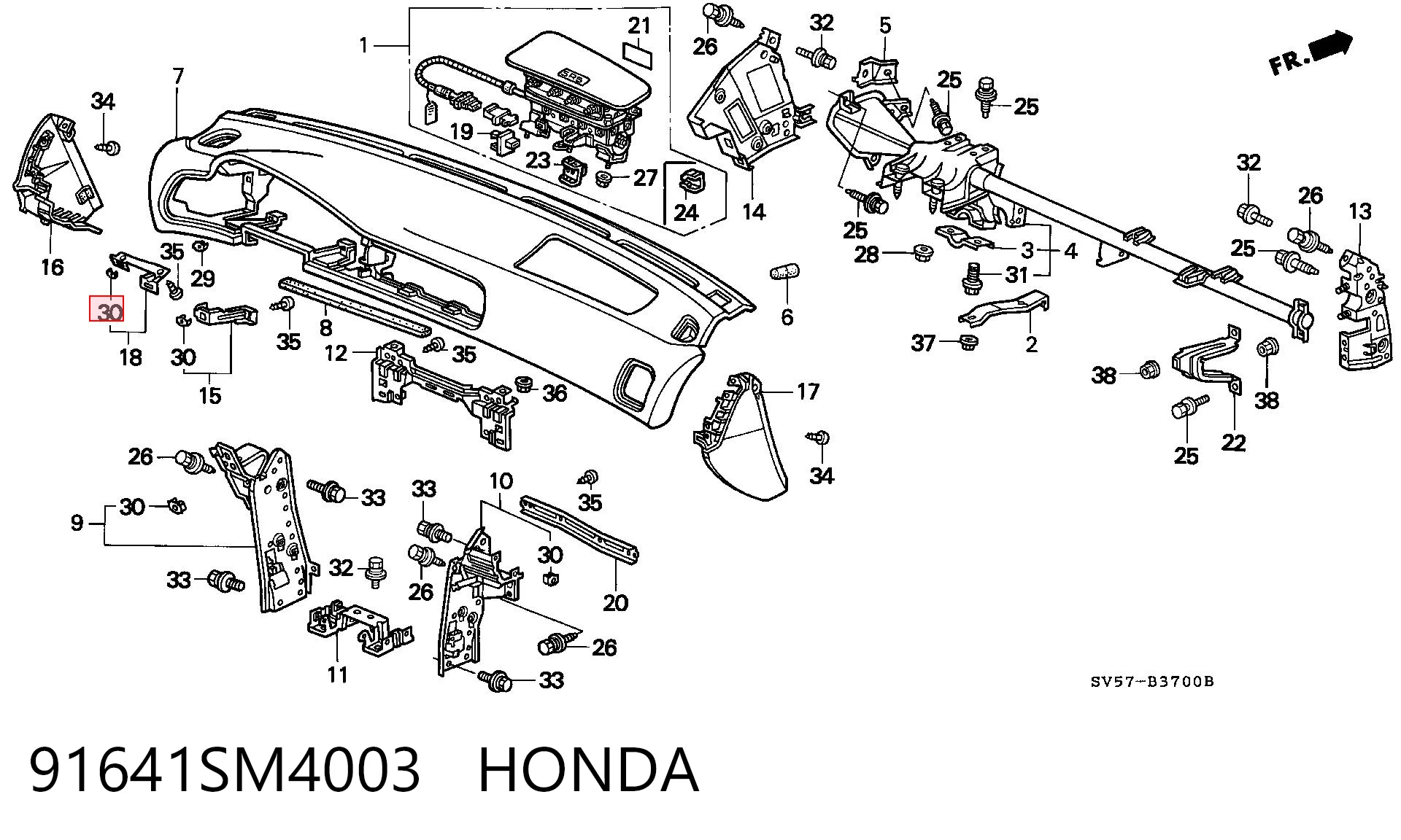 91641SM4003 Honda