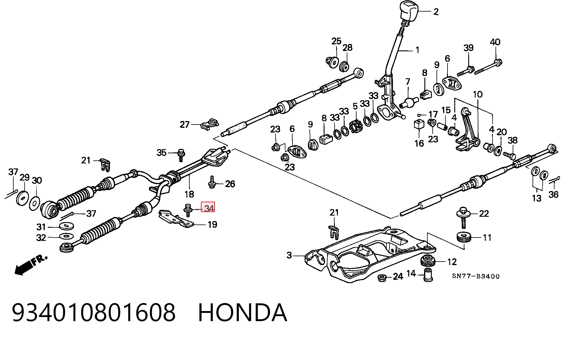 934010801608 Honda
