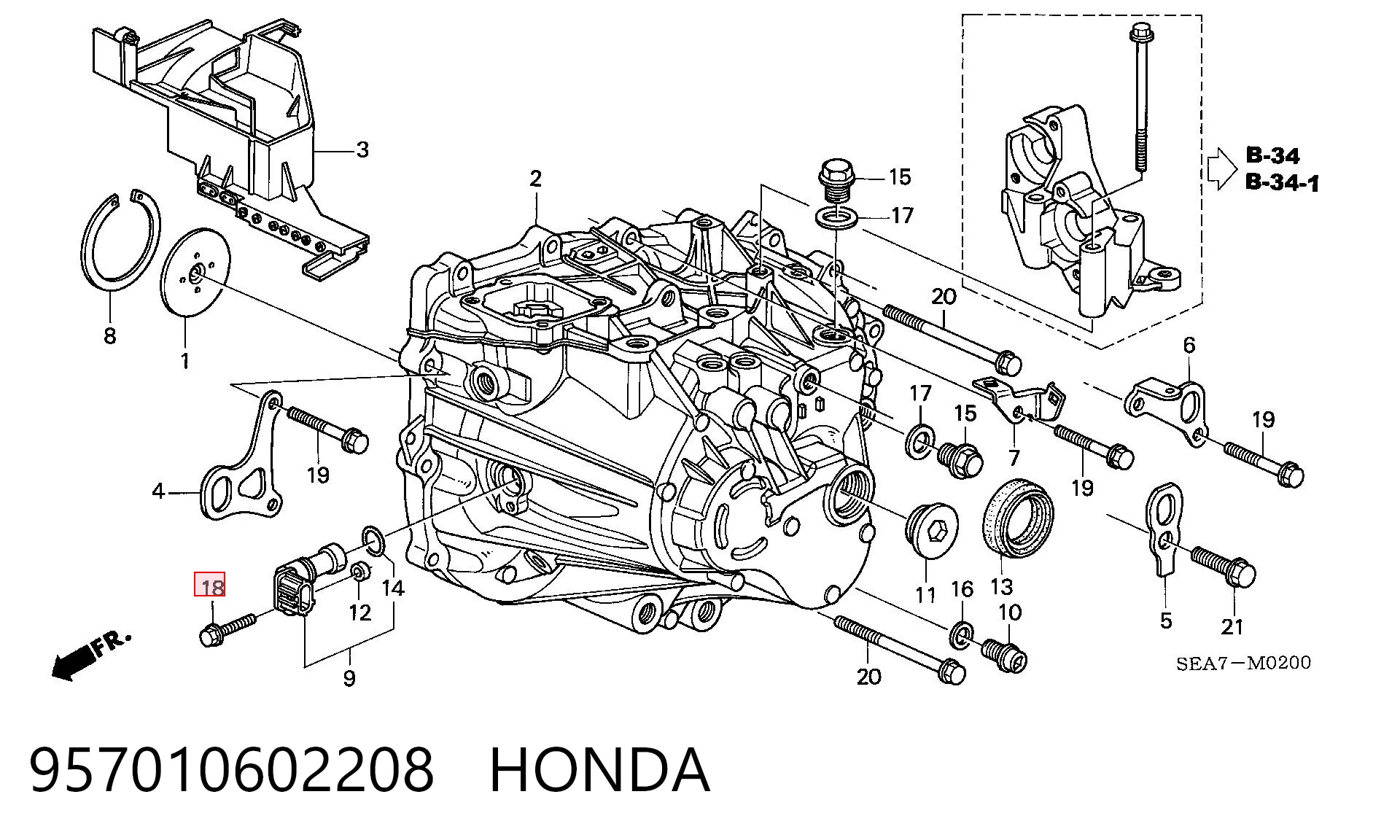 957010602208 Honda
