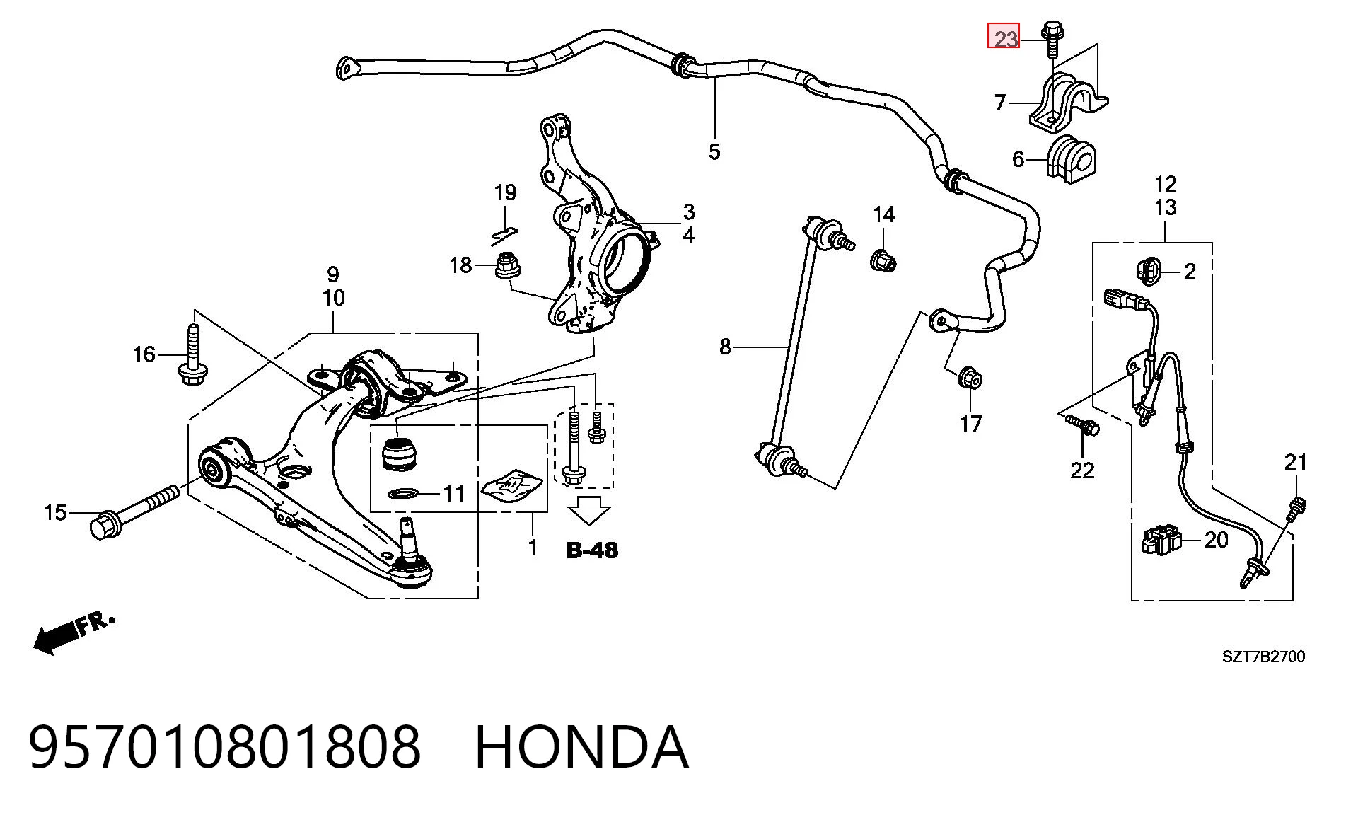 957010801808 Honda 