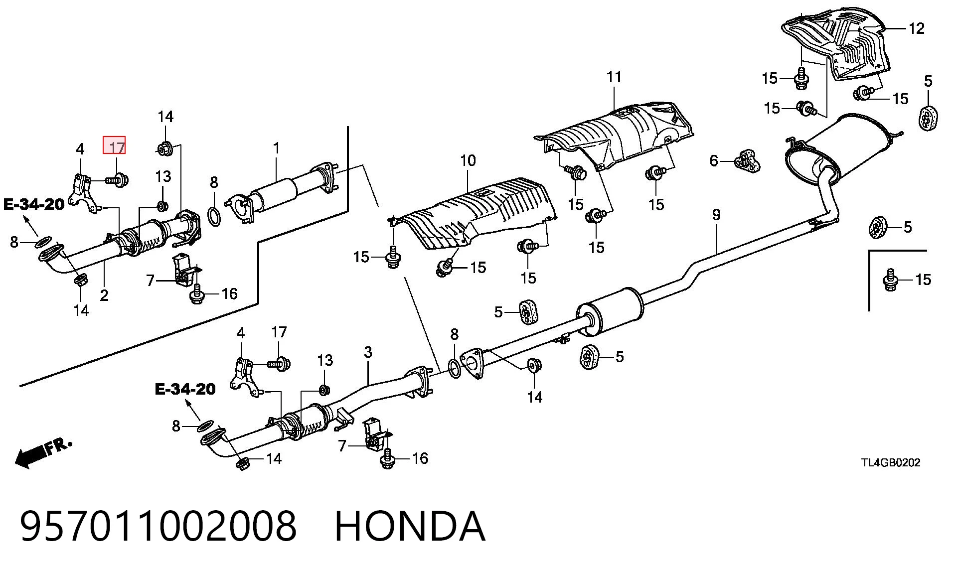 957011002008 Honda 
