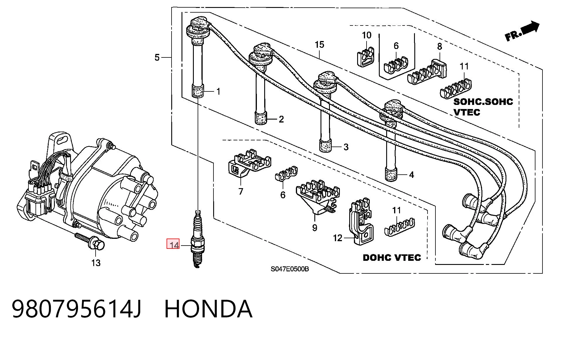 980795614J Honda