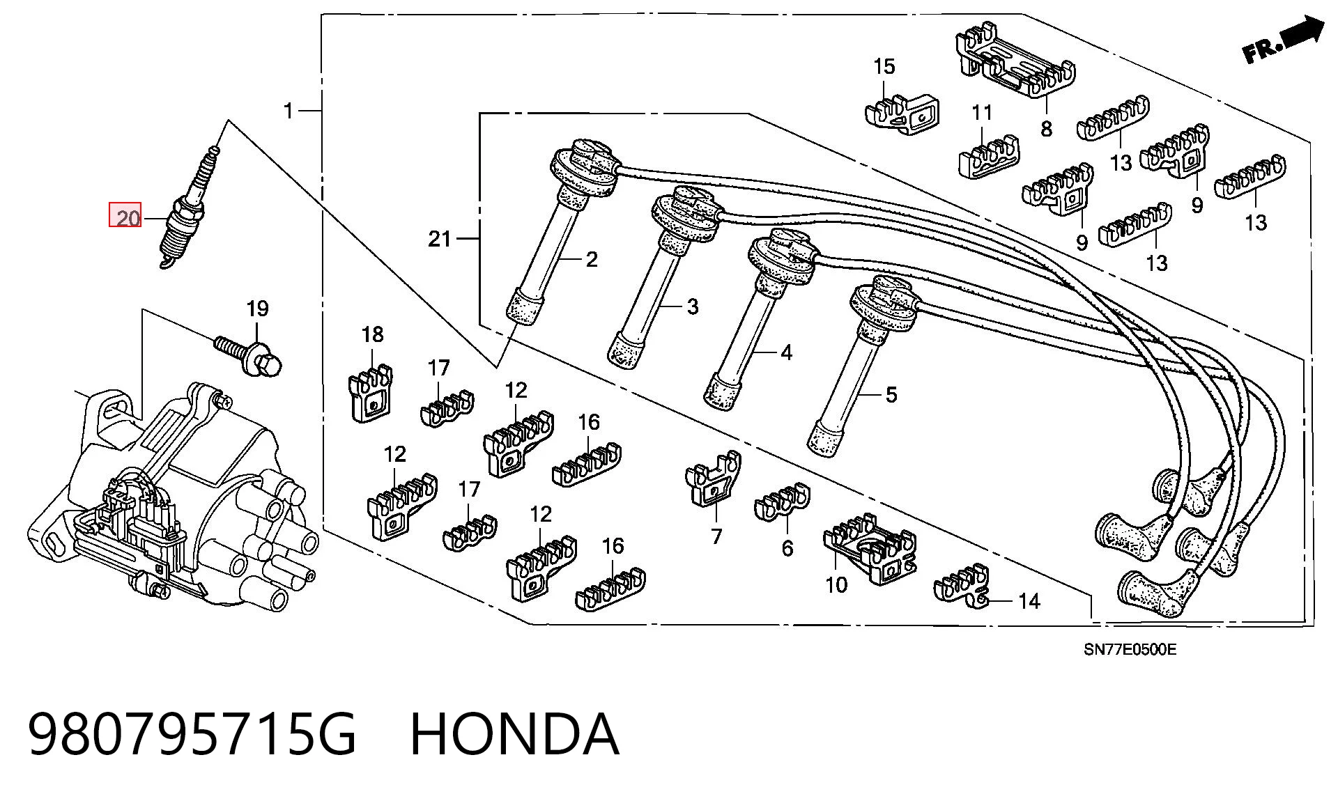 980795715G Honda