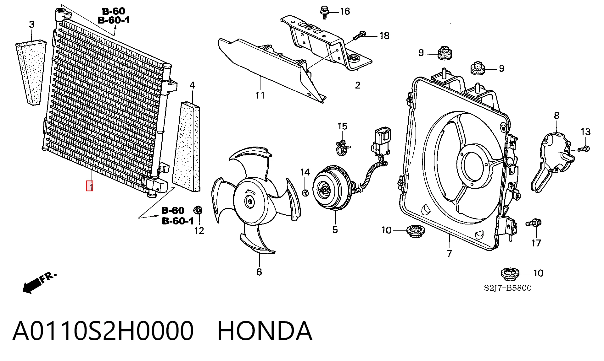 Radiador de aparelho de ar condicionado Honda HR-V preço, a partir de 35,30 USD