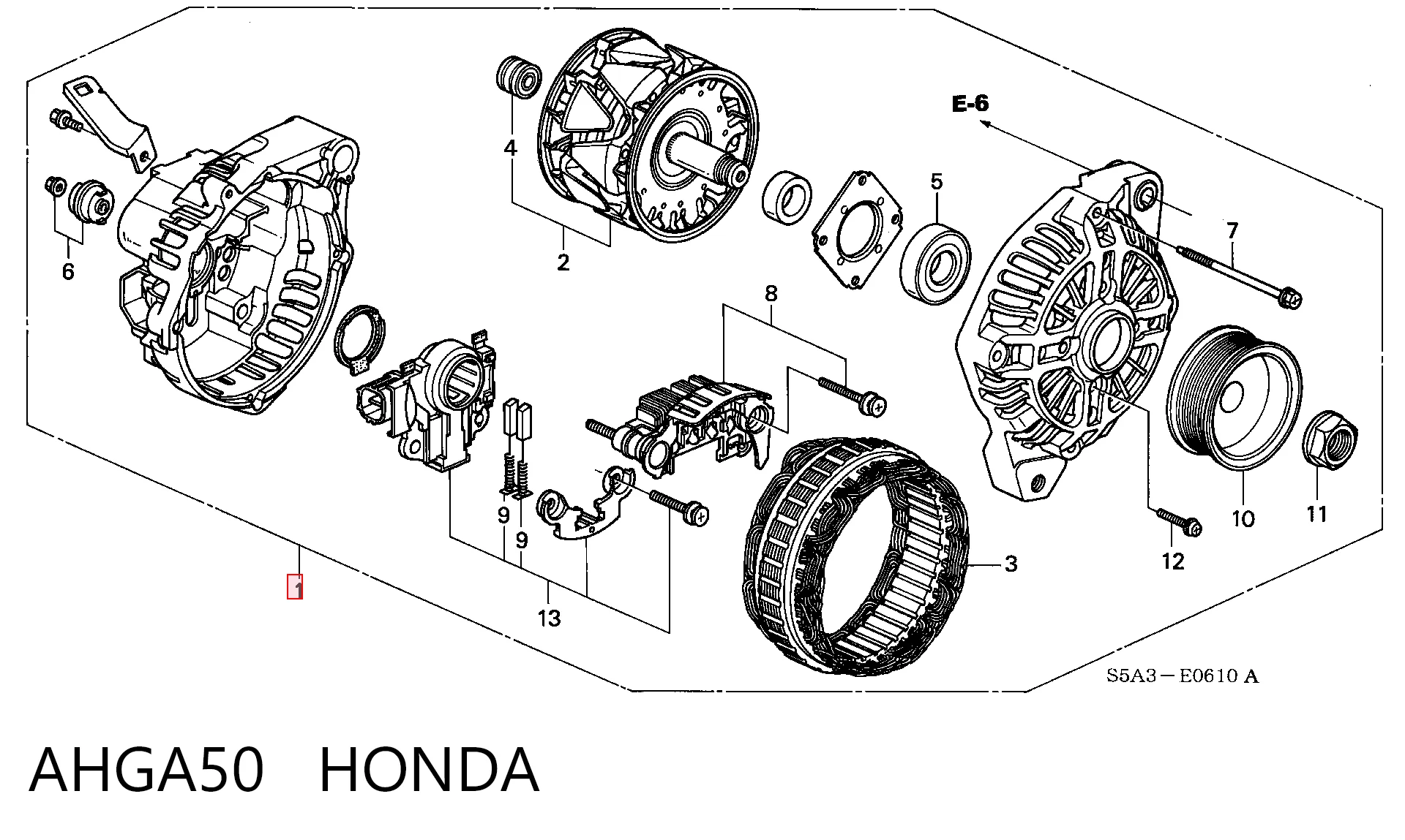 AHGA50 Honda Gerador