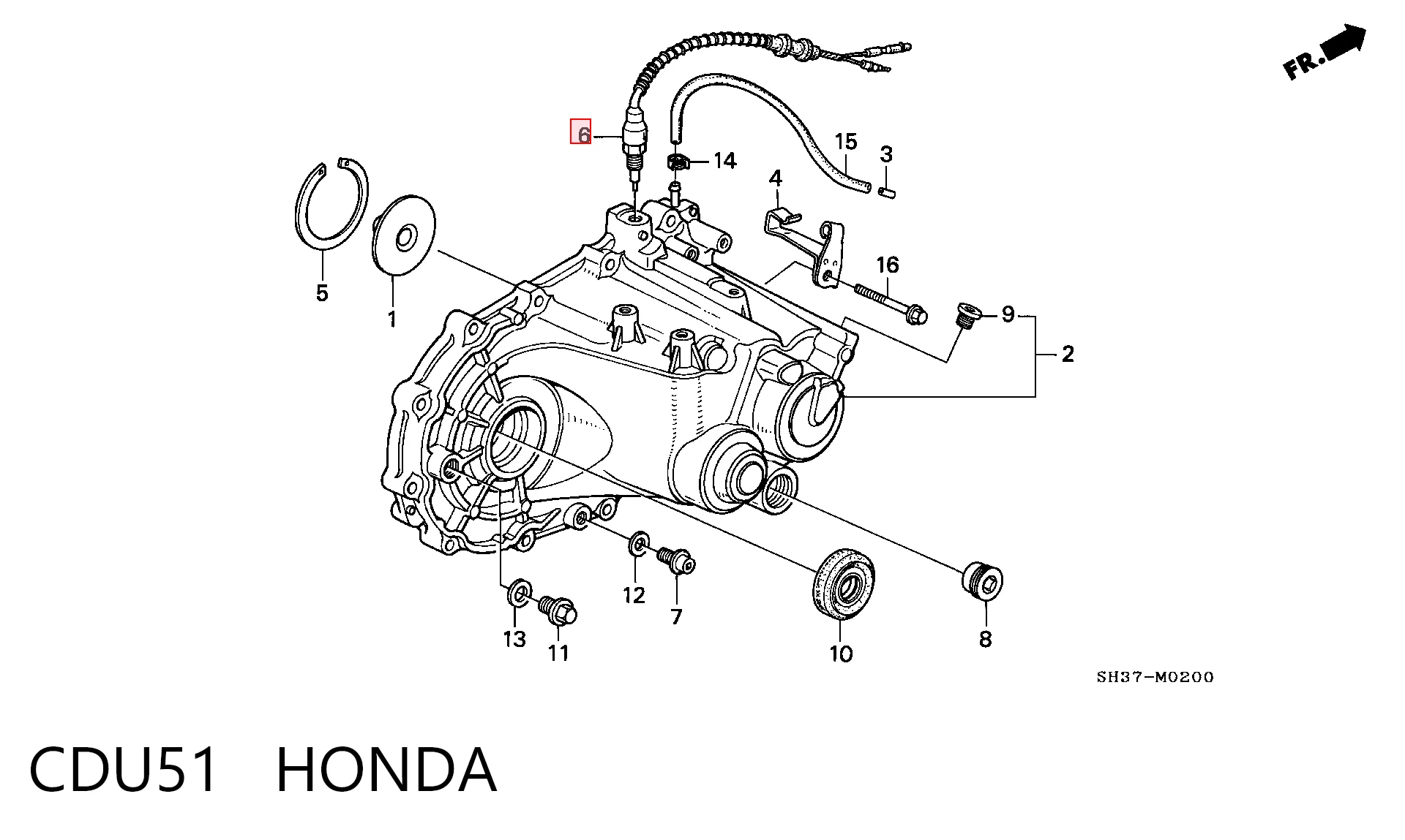  para Honda Civic VI (MB)