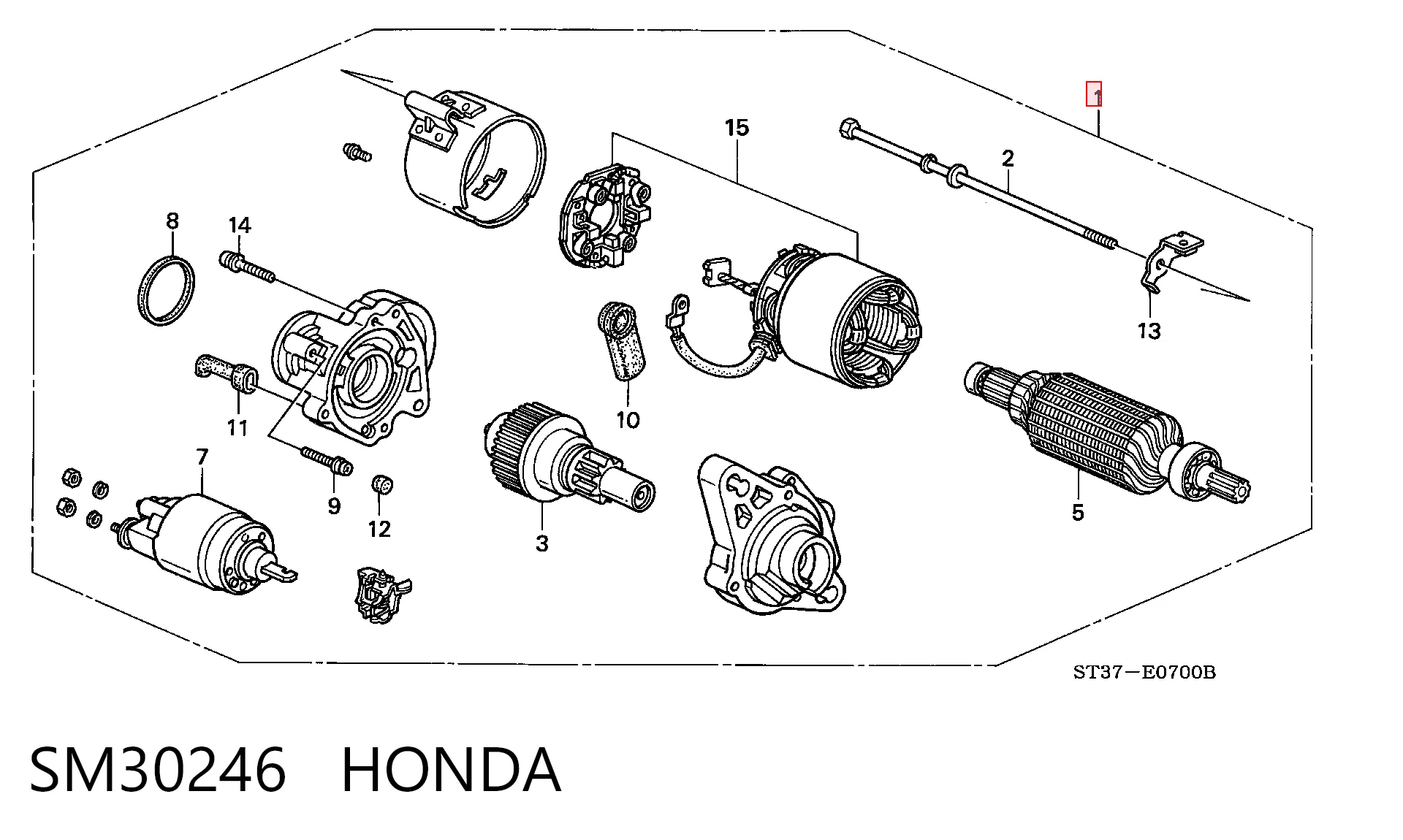 Compre Motor de arranco Honda Civic 6