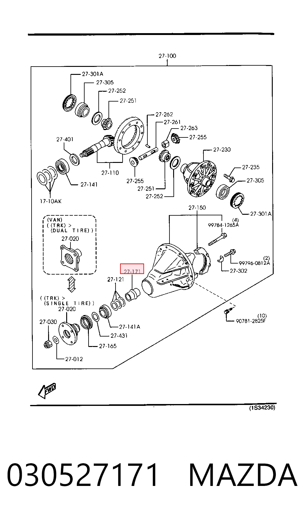 030527171 Mazda