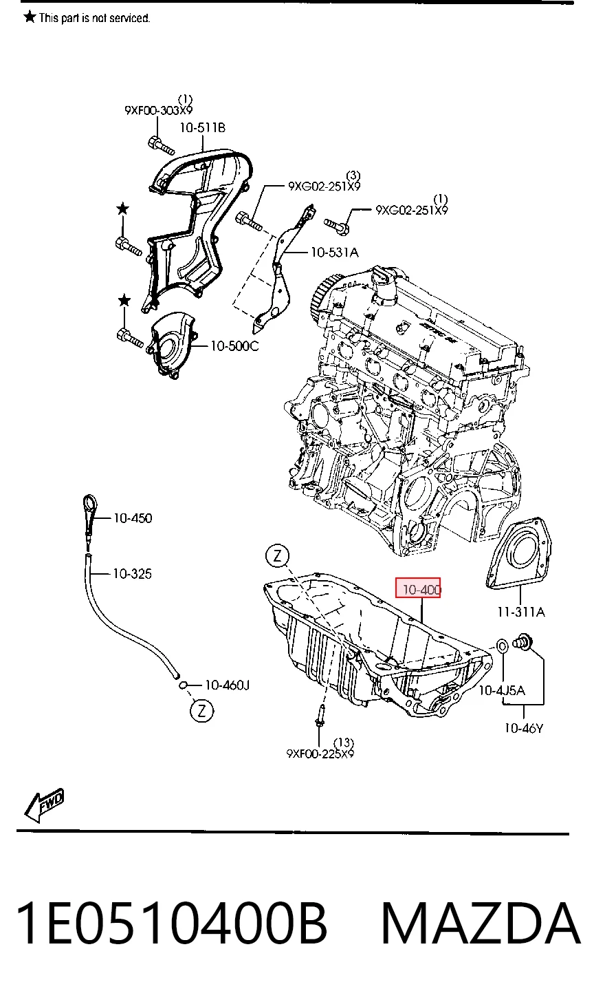 1E0510400B Mazda