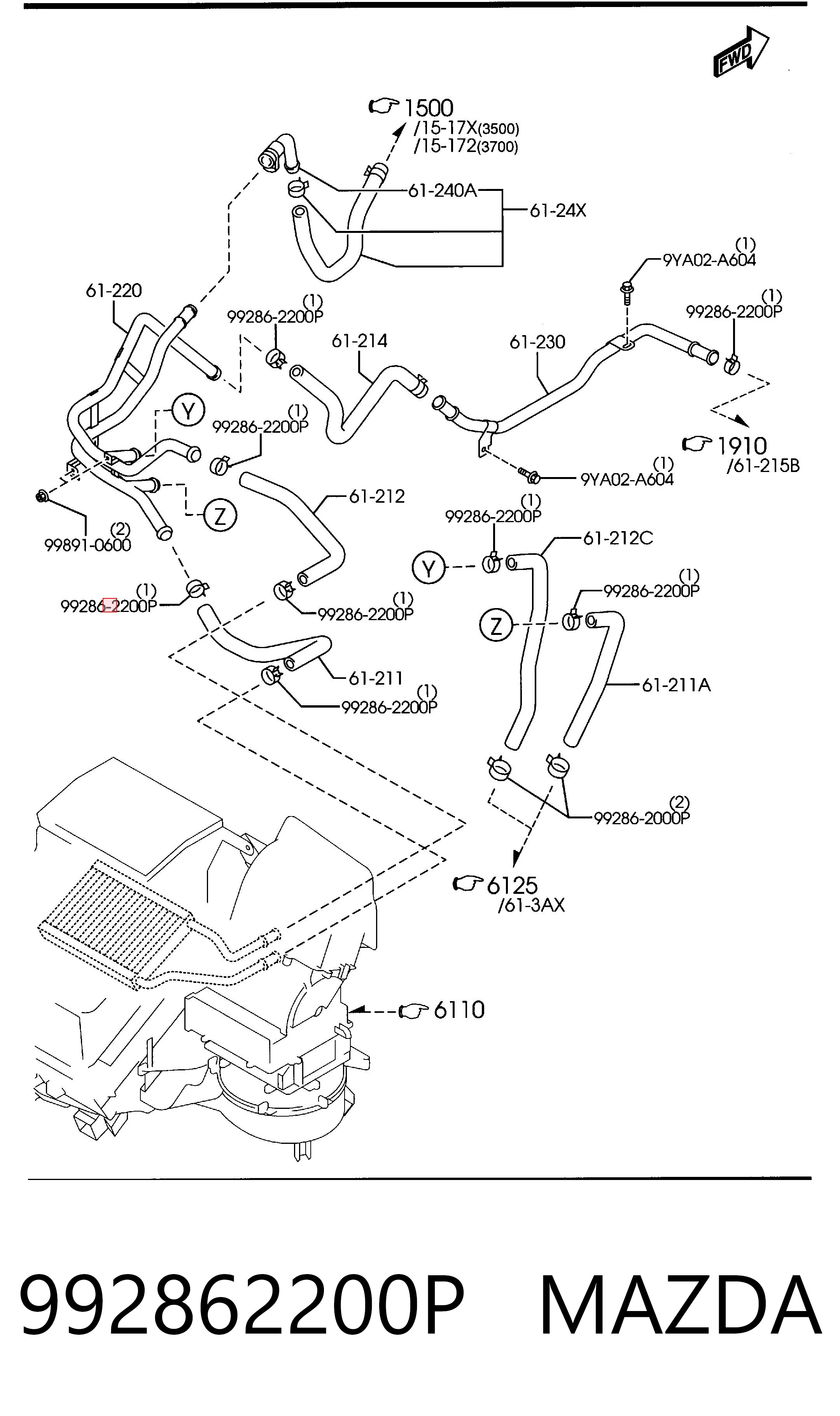 992862200P Mazda 