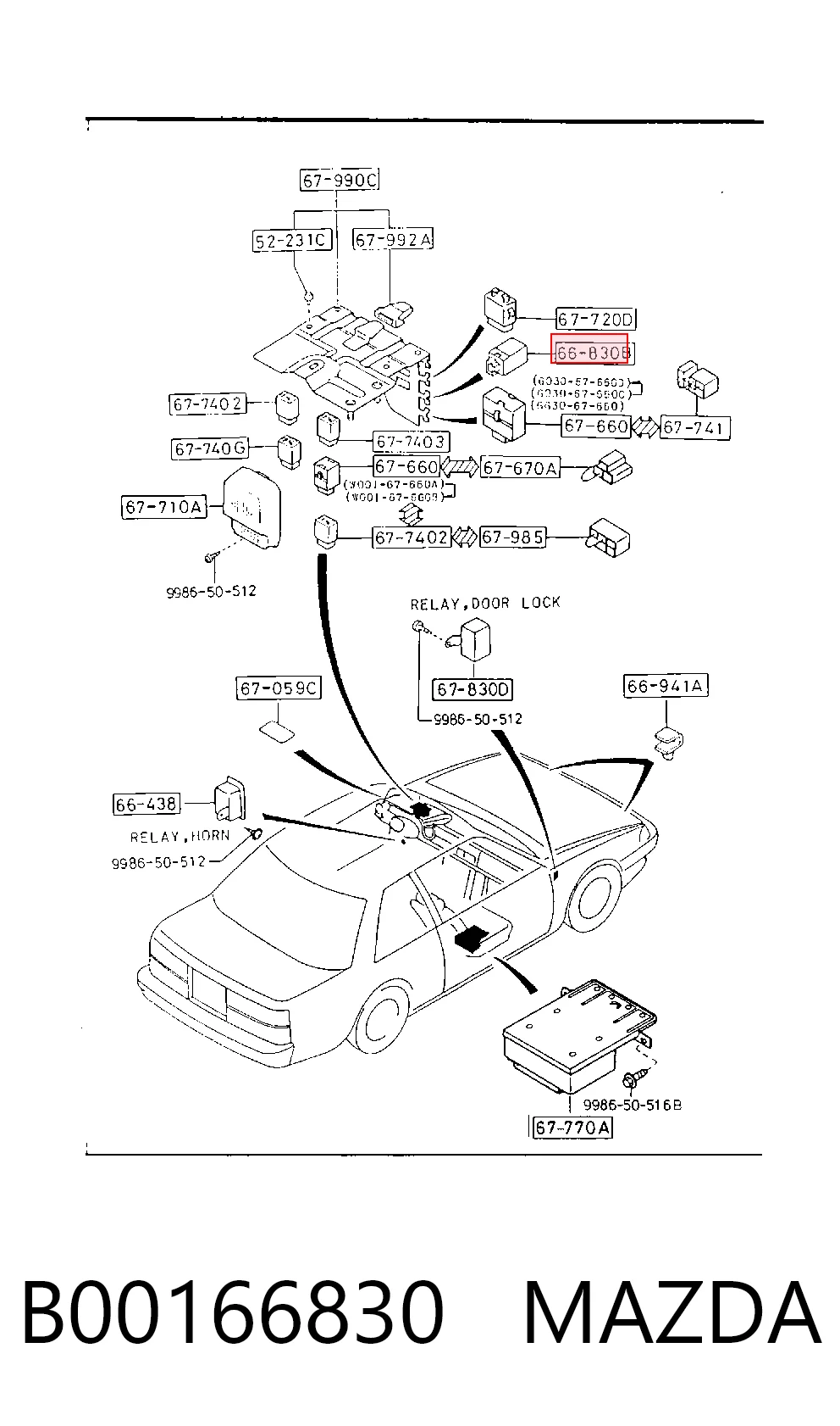 Relê de pisca-pisca KIA Rio  