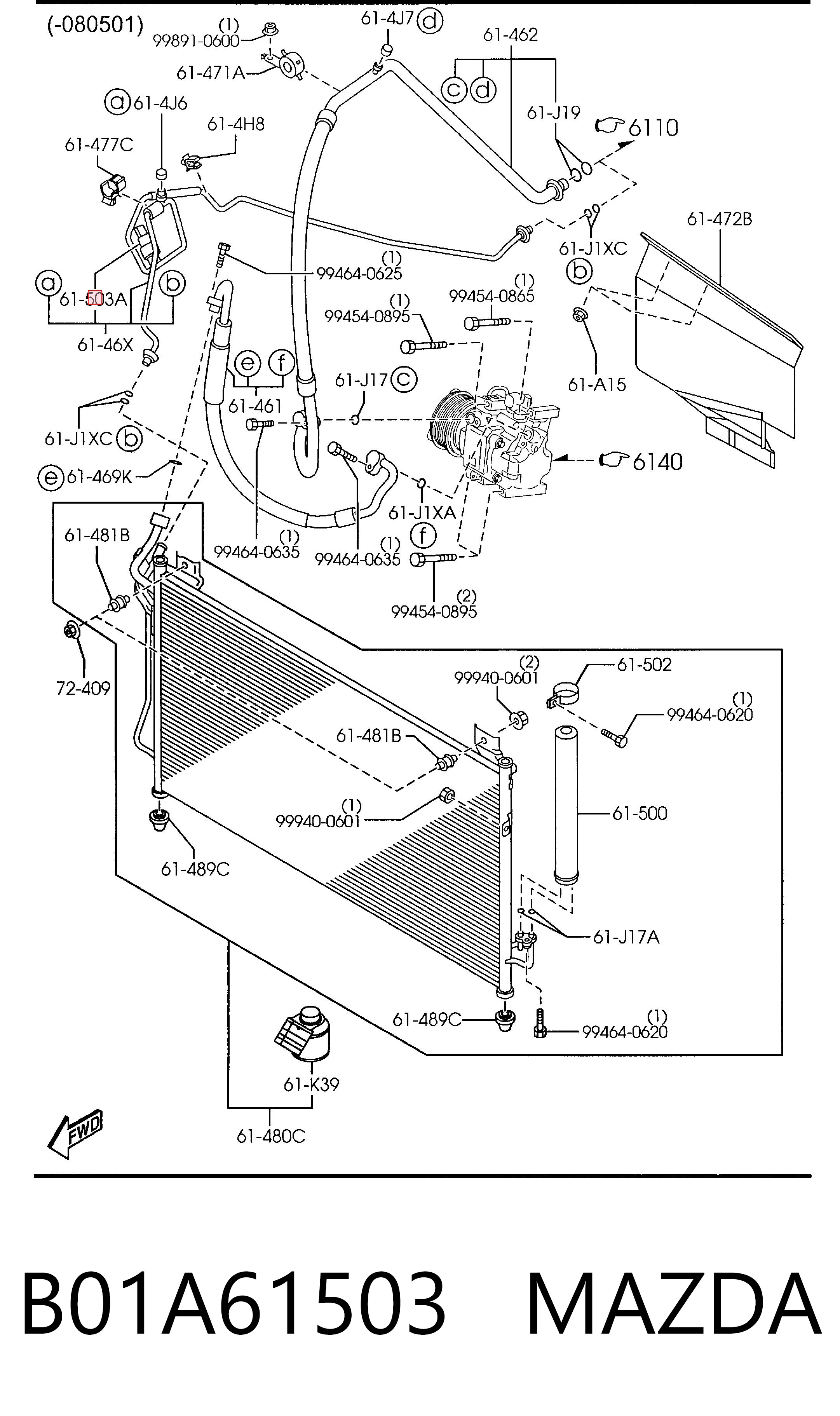 Compre Sensor de pressão absoluta de aparelho de ar condicionado Mazda 2 2