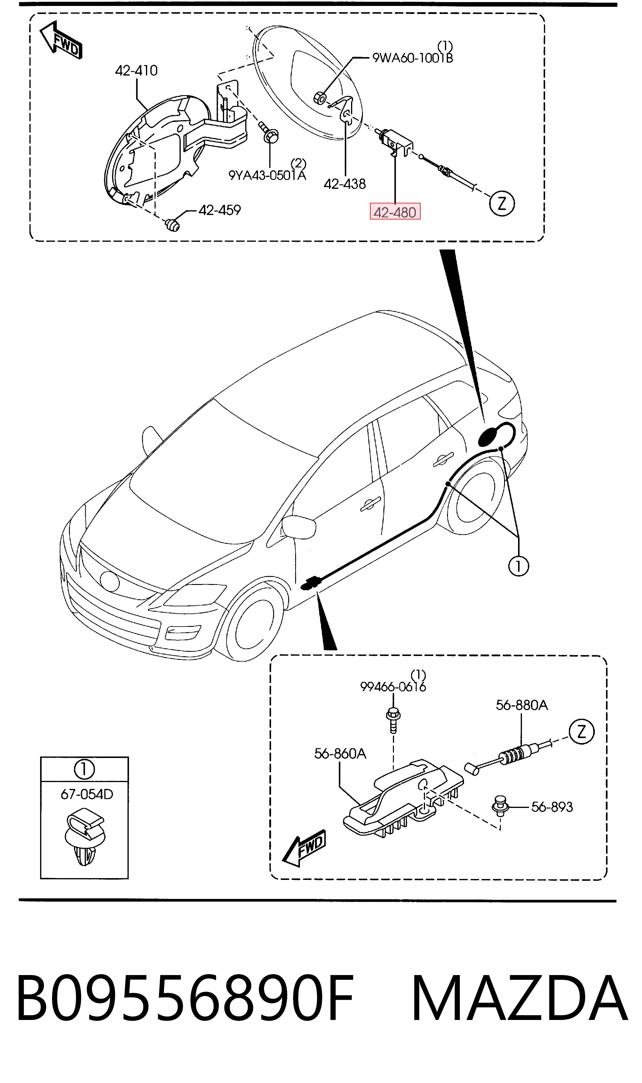 B09556890F Mazda