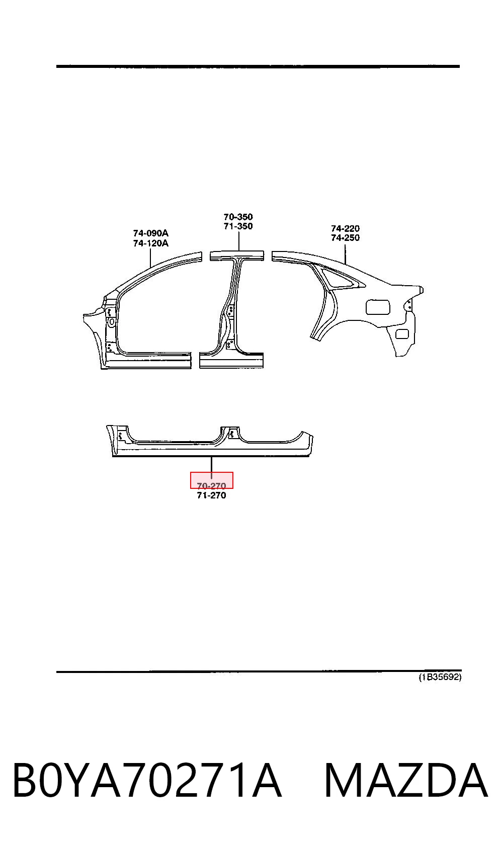 Acesso externo direito Mazda 323 V BA ao melhor preço