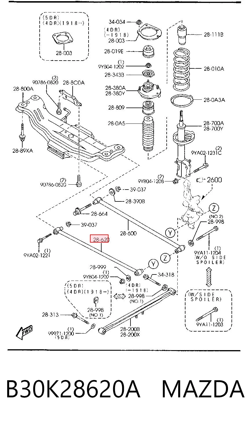 Compre B30K28620AL1 Haima Barra transversal de suspensão traseira