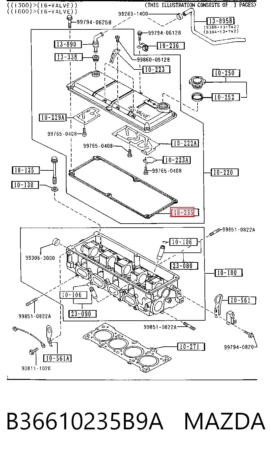 B36610235B9A Mazda
