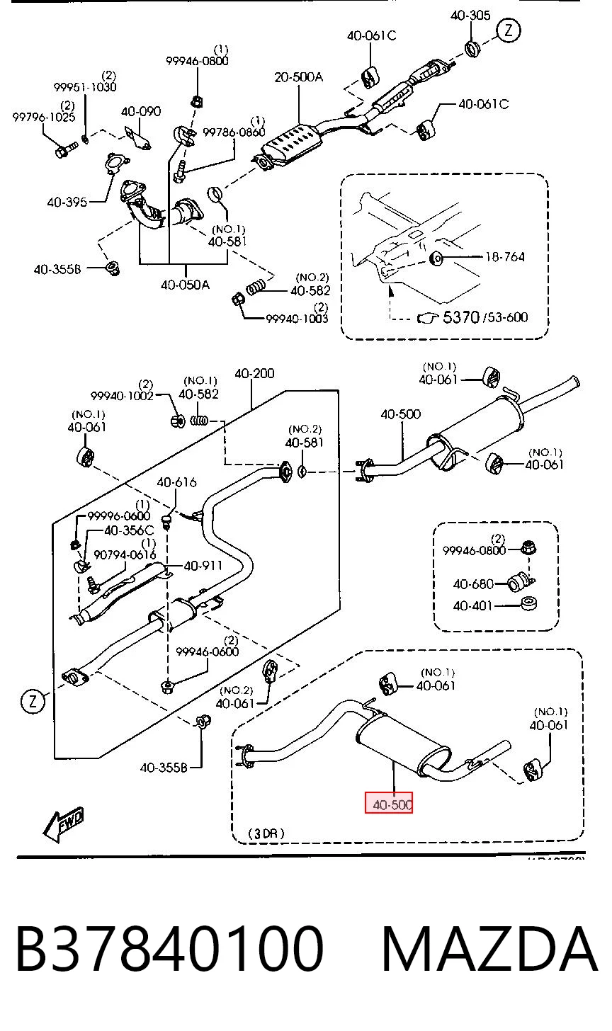 B37840100 Mazda