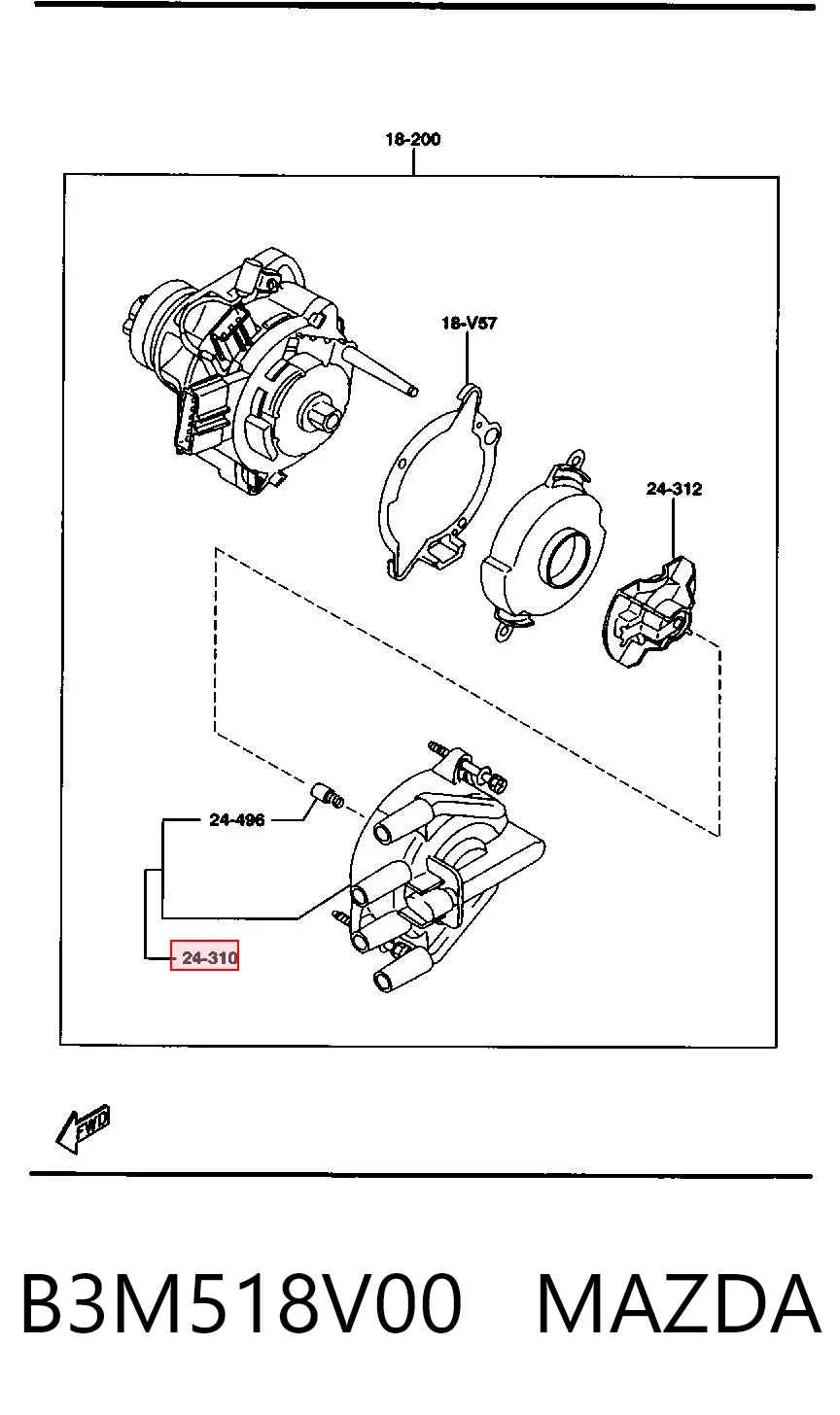B3M518V00 Mazda