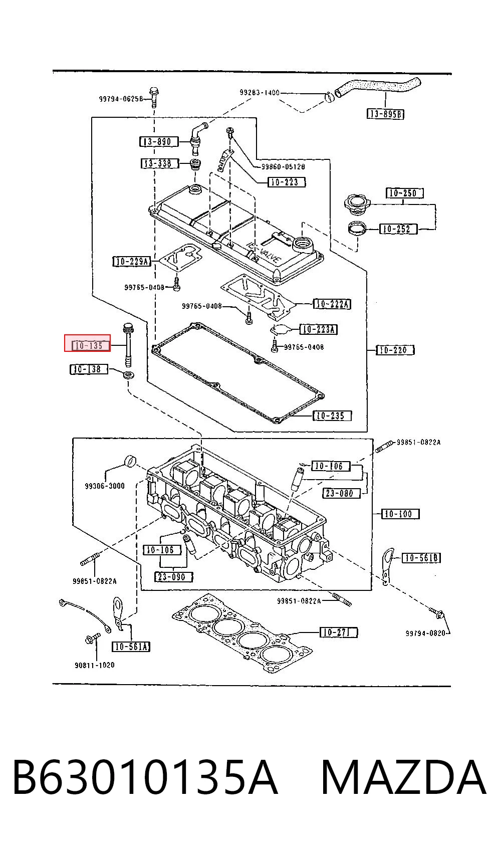 B63010135A Mazda