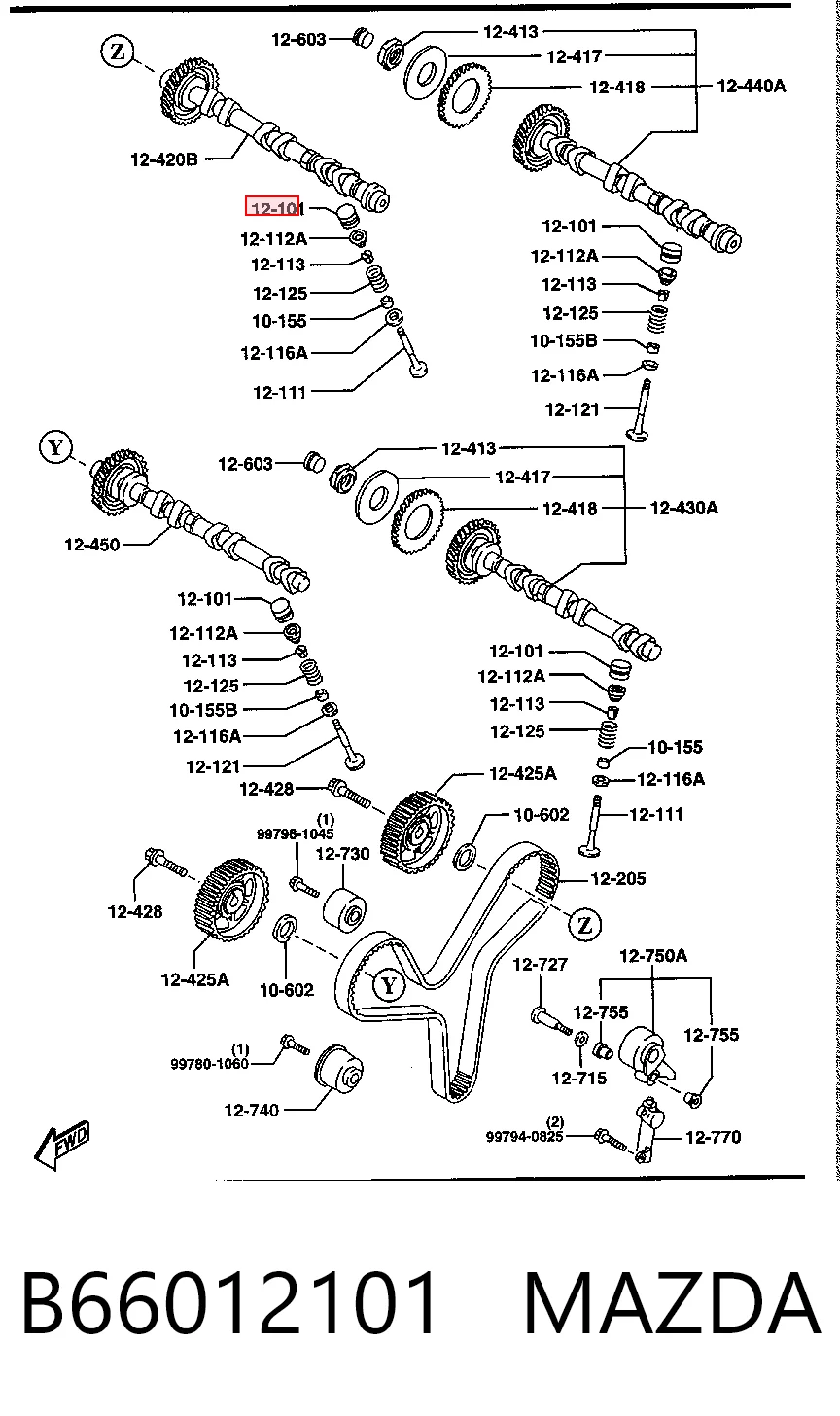 B66012101 Mazda