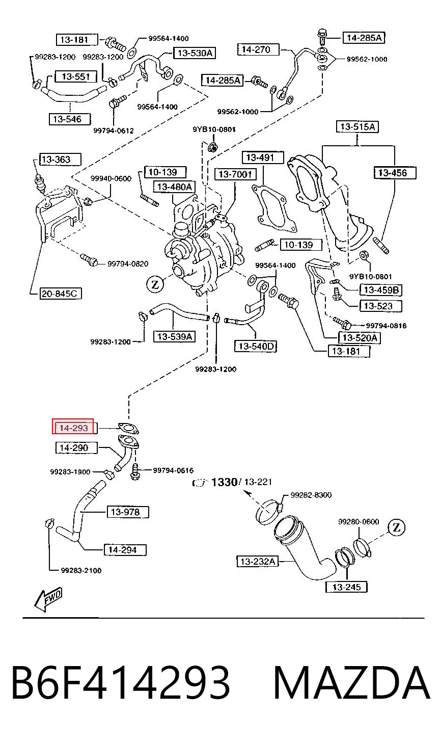 B6F414293 Mazda